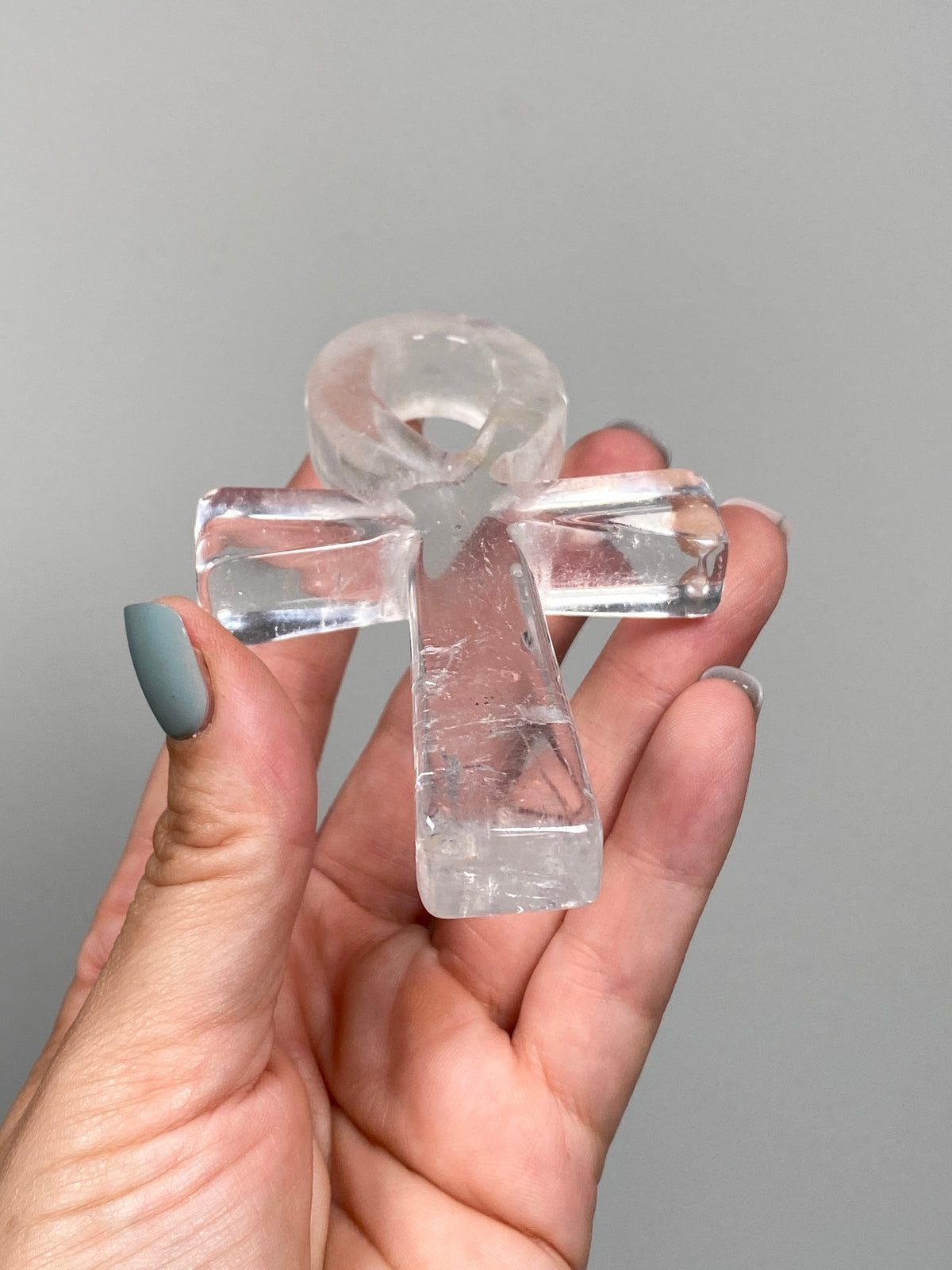 Golden Healer Quartz Ankh (A)