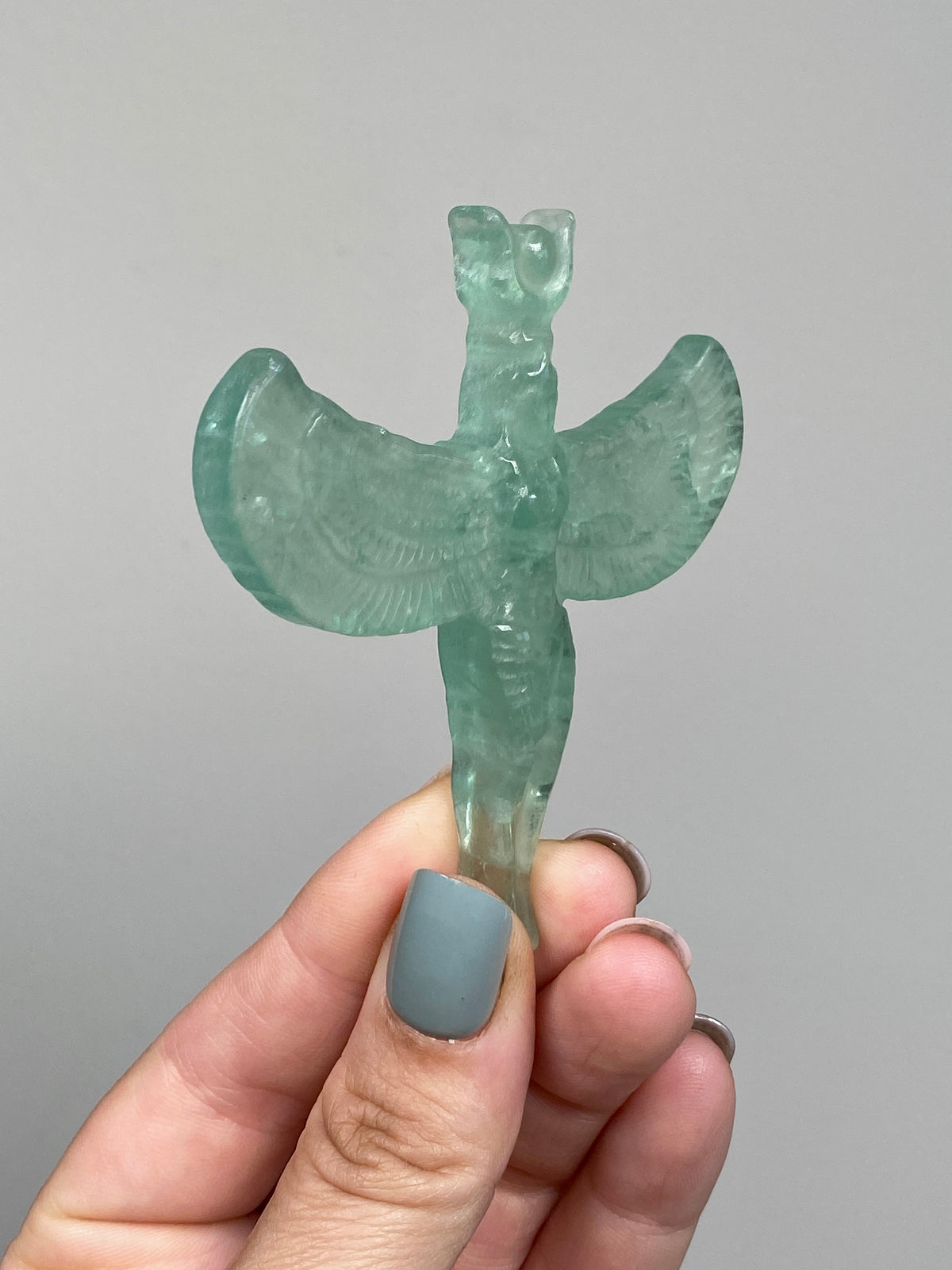 Green Fluorite Goddess Isis (D)