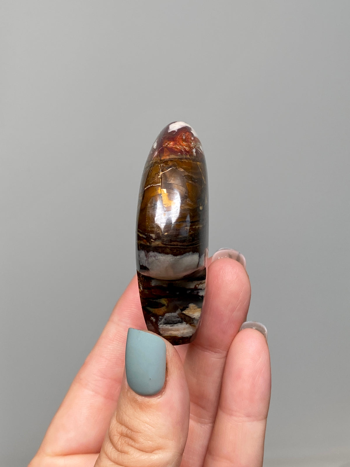 RESERVED                                        Outback Jasper Bear (C) | Hand Carved Banded Chert Bear