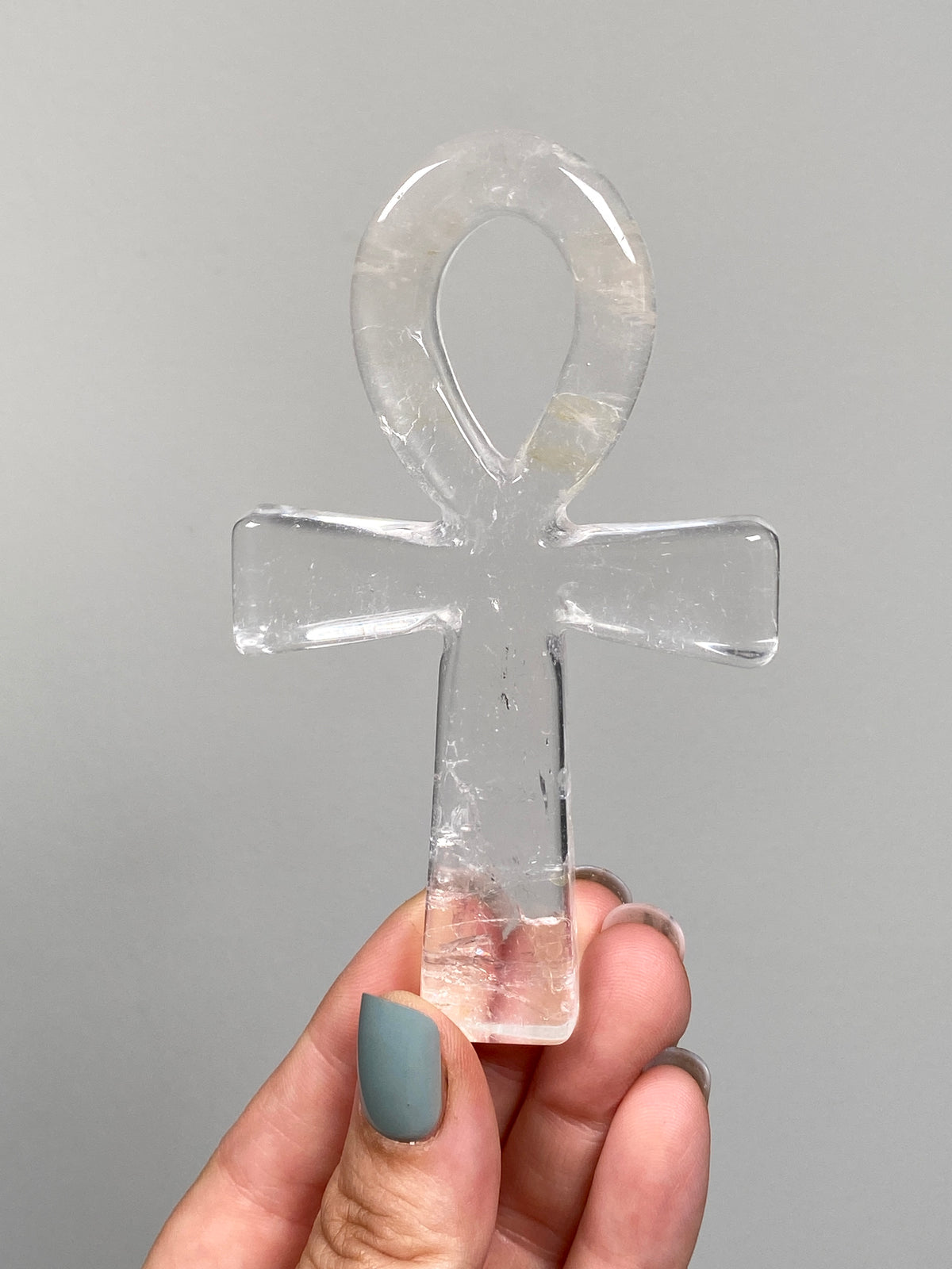 Golden Healer Quartz Ankh (A)