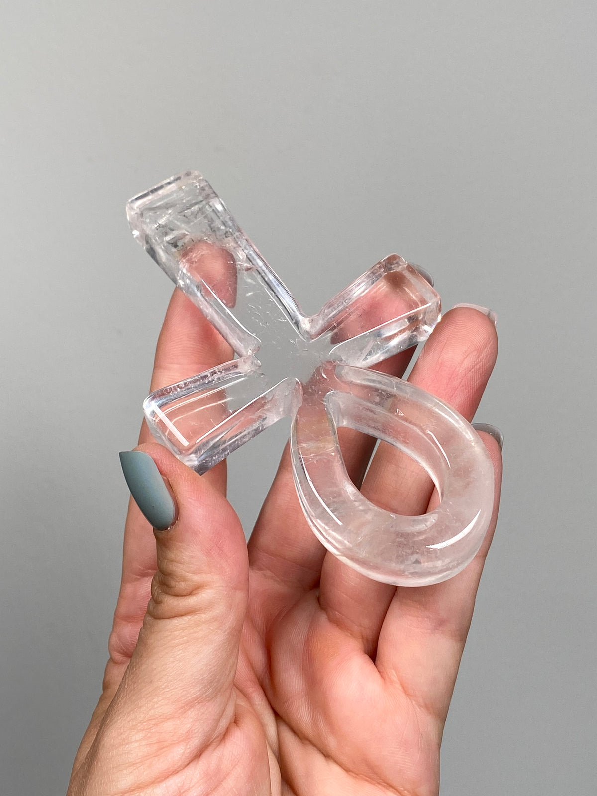 Golden Healer Quartz Ankh (A)