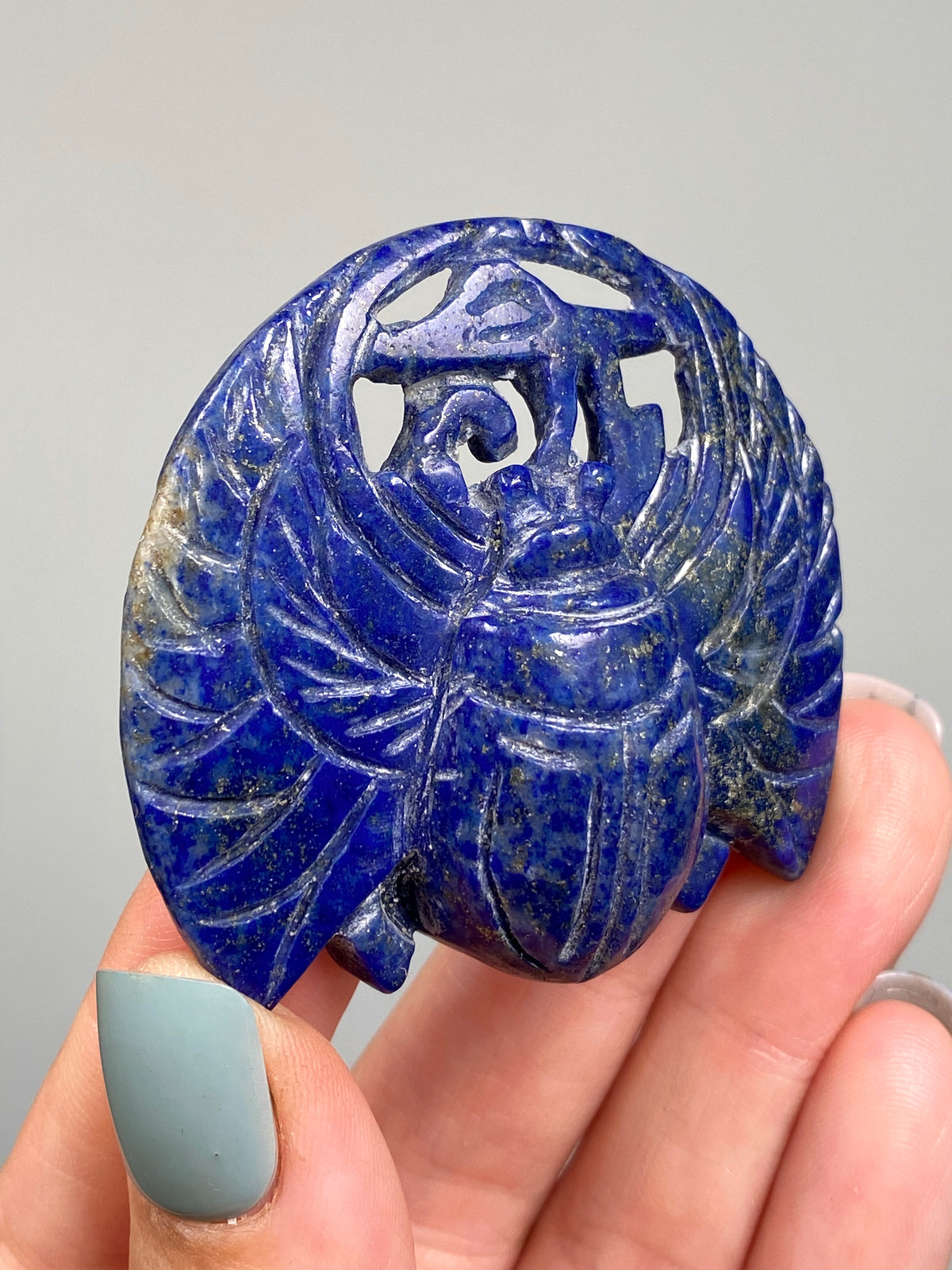 Lapis Lazuli Scarab (B)