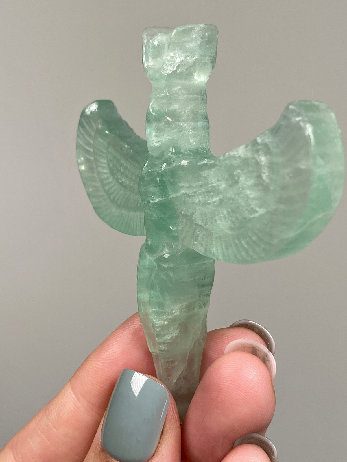 Green Fluorite Goddess Isis (B)