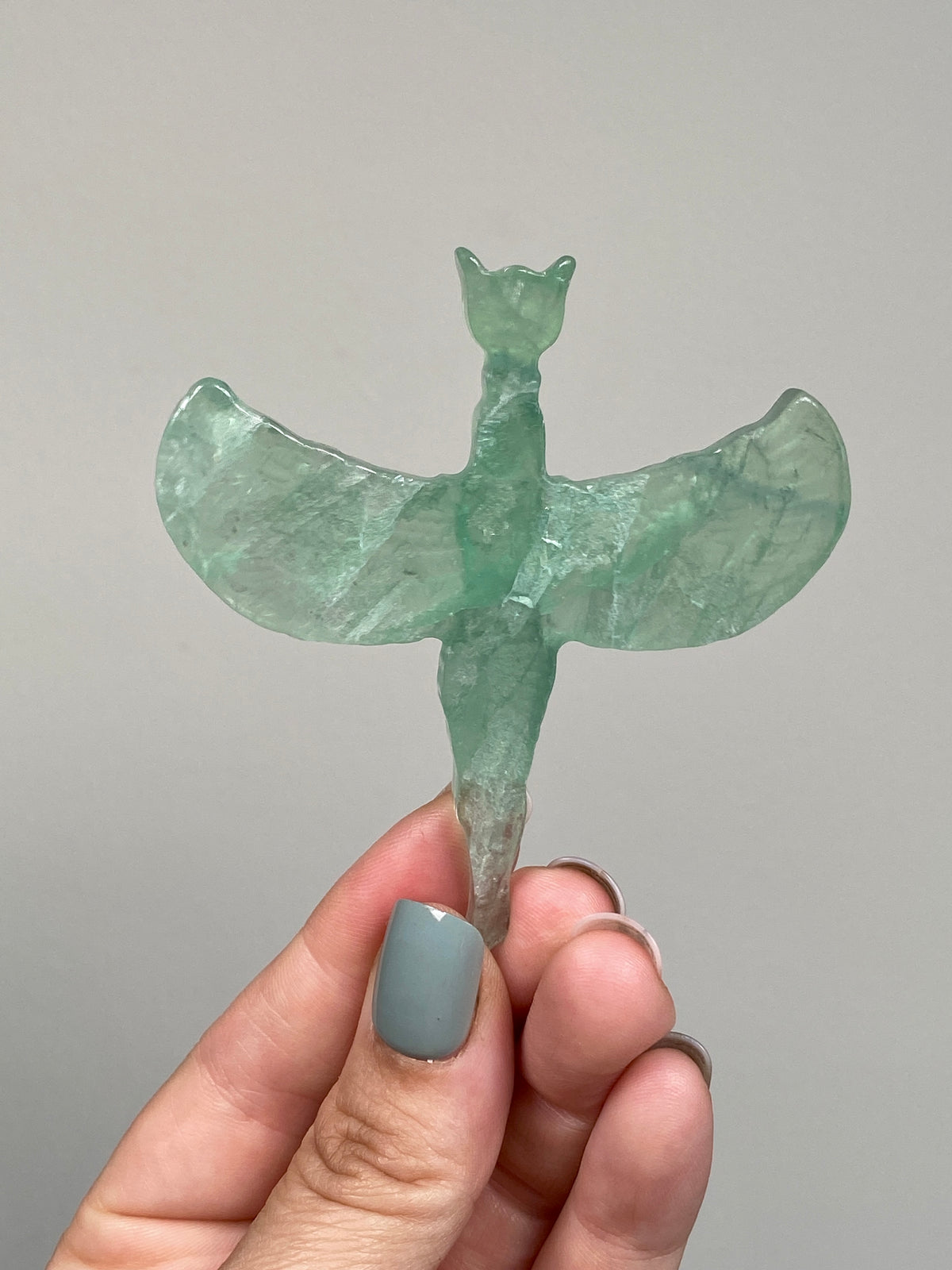Green Fluorite Goddess Isis (C)