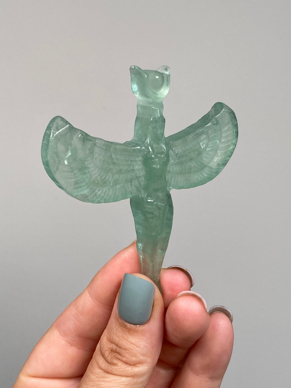 Green Fluorite Goddess Isis (A)