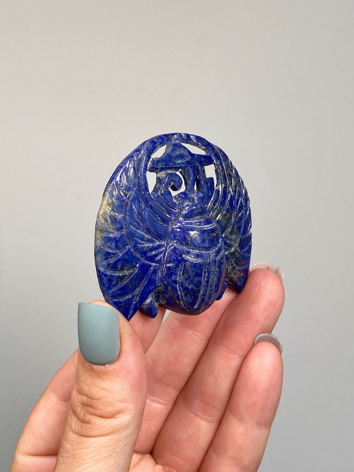 Lapis Lazuli Scarab (B)