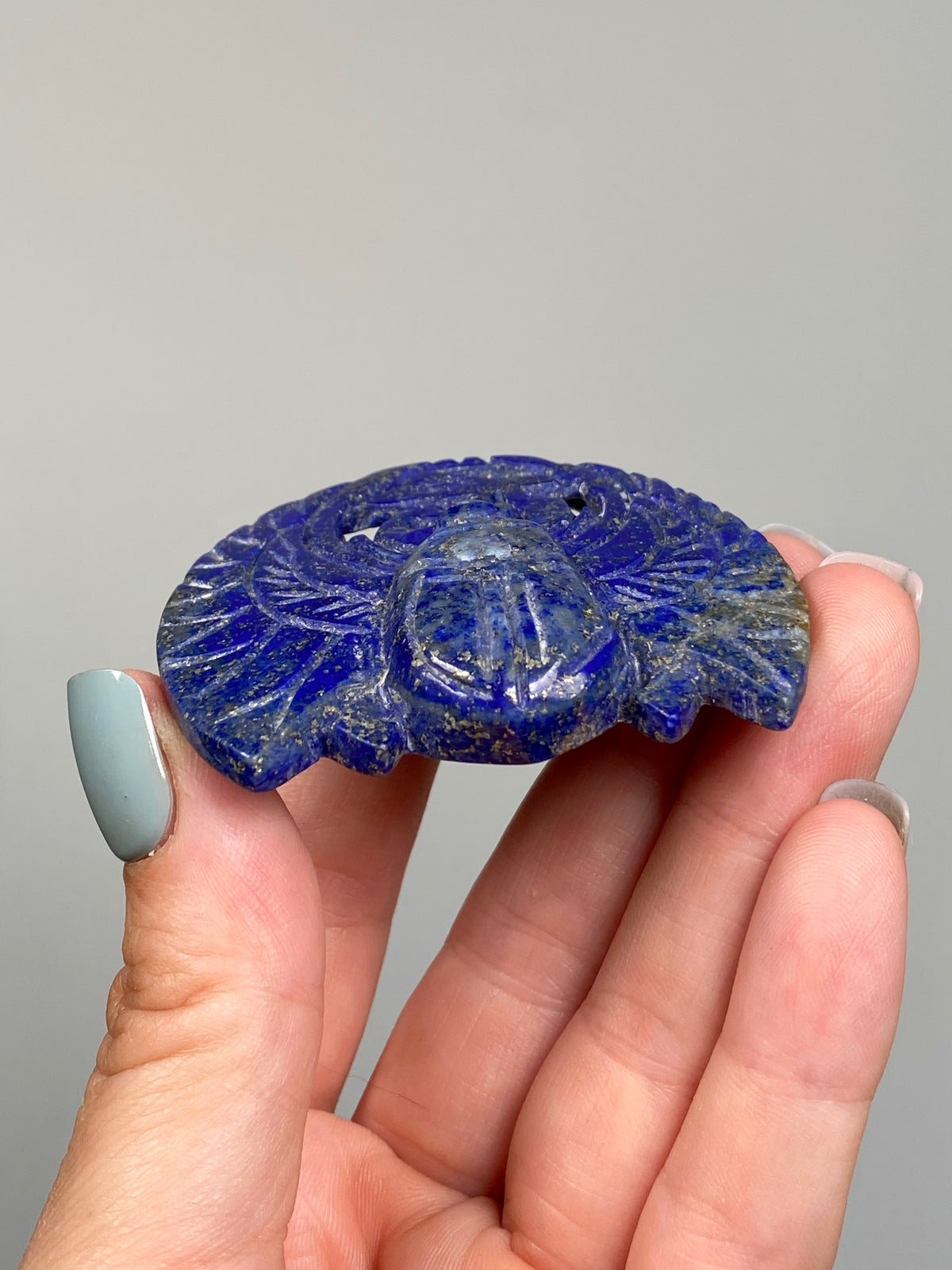 Lapis Lazuli Scarab (C)