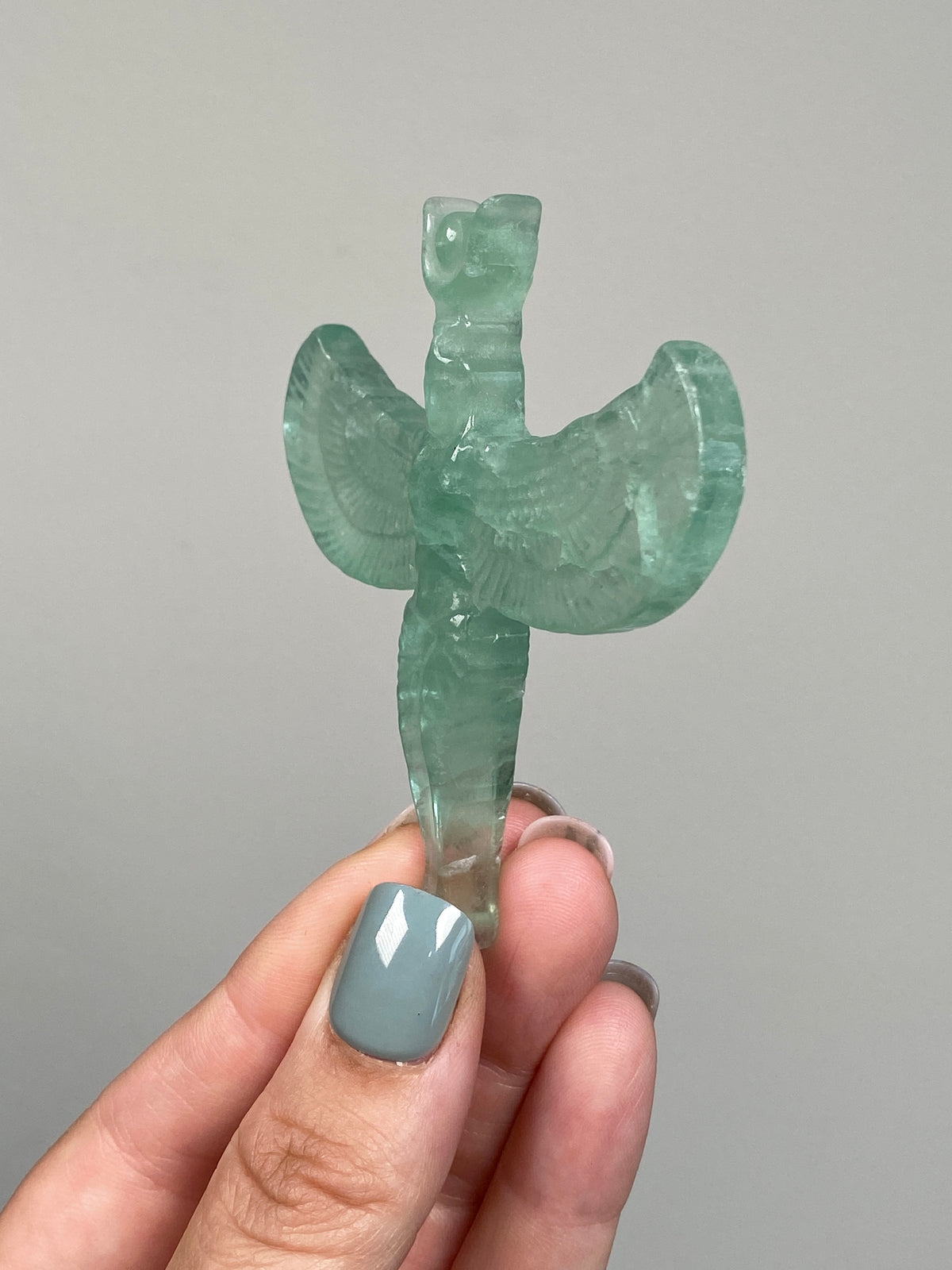 Green Fluorite Goddess Isis (D)