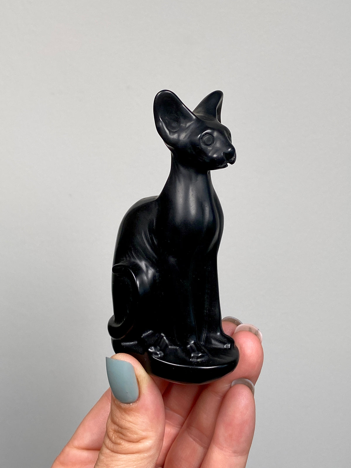 Black Obsidian Egyptian Bastet Cat