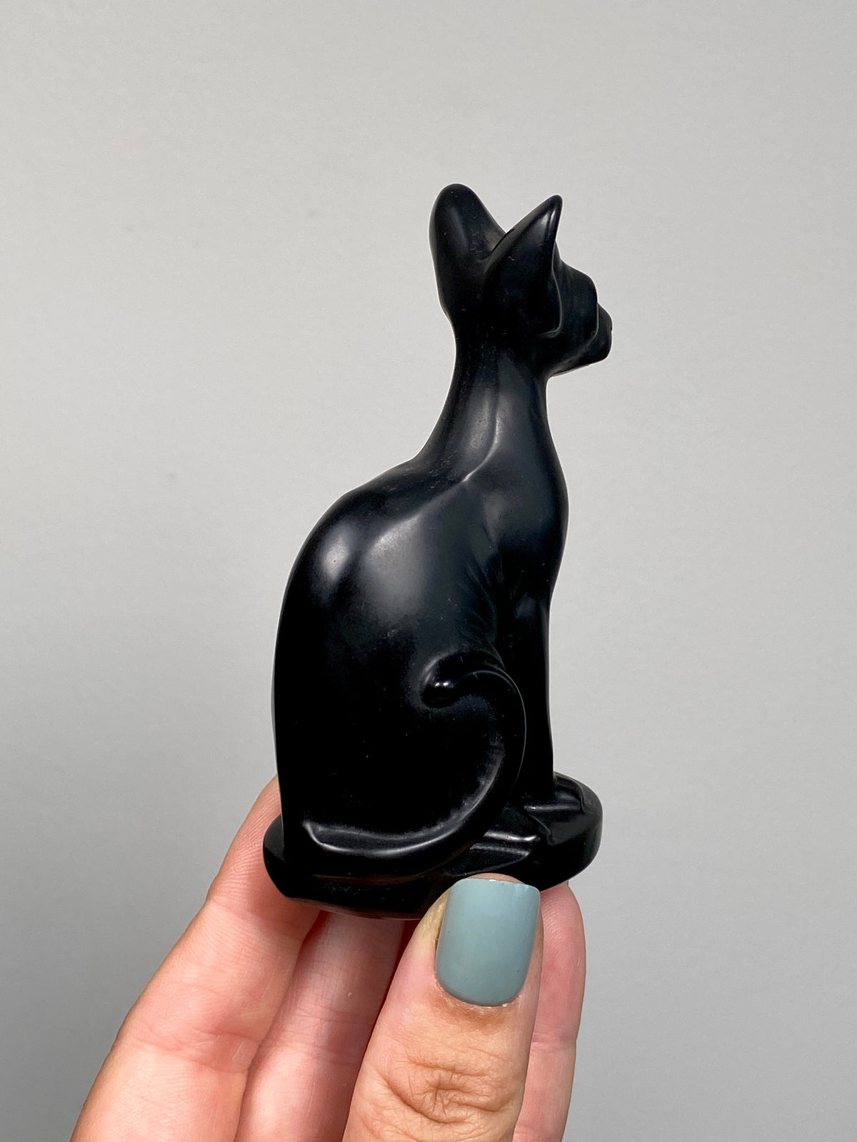 Black Obsidian Egyptian Bastet Cat