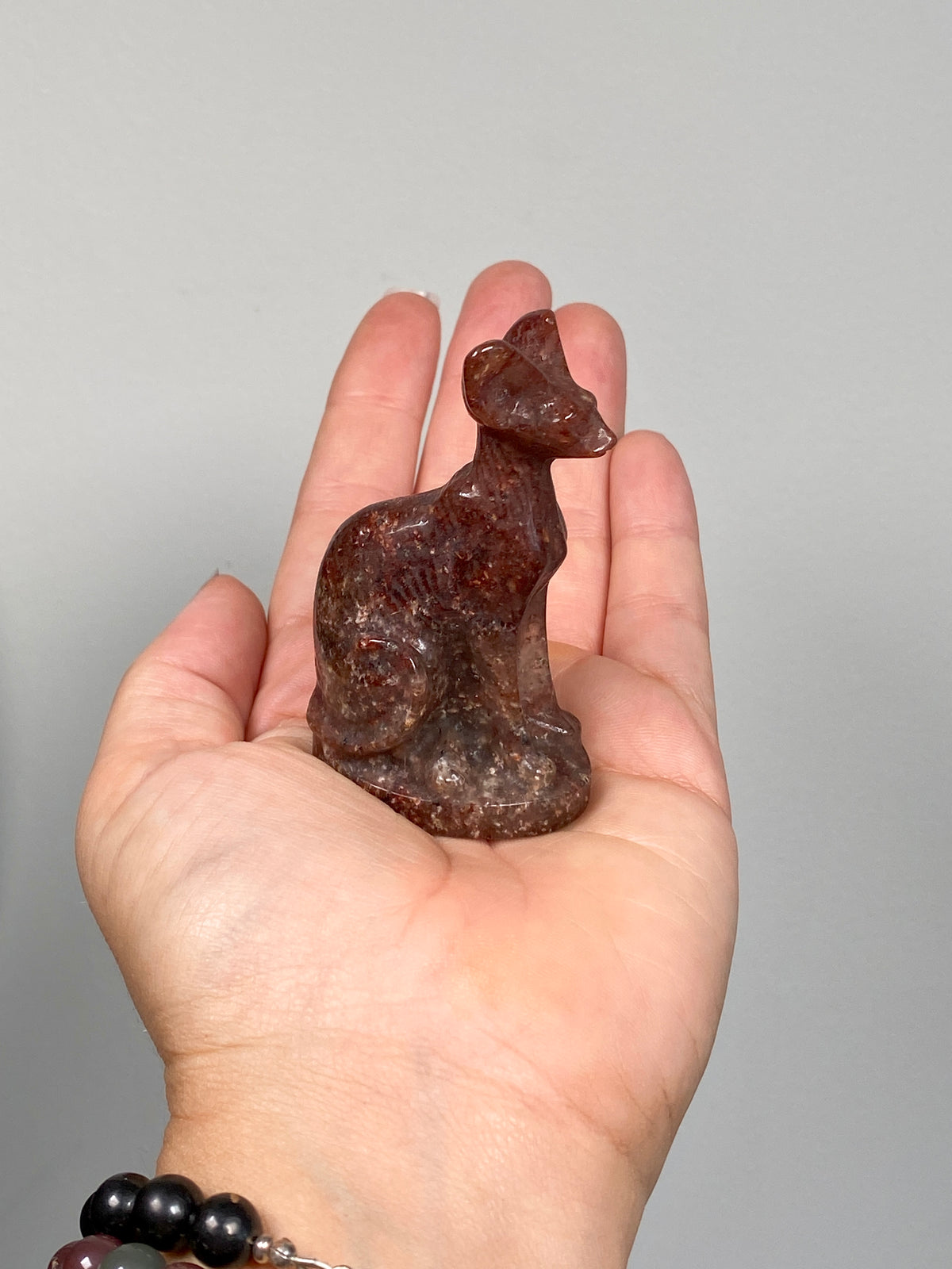 Egyptian Bastet Cat (A) | Red Aventurine