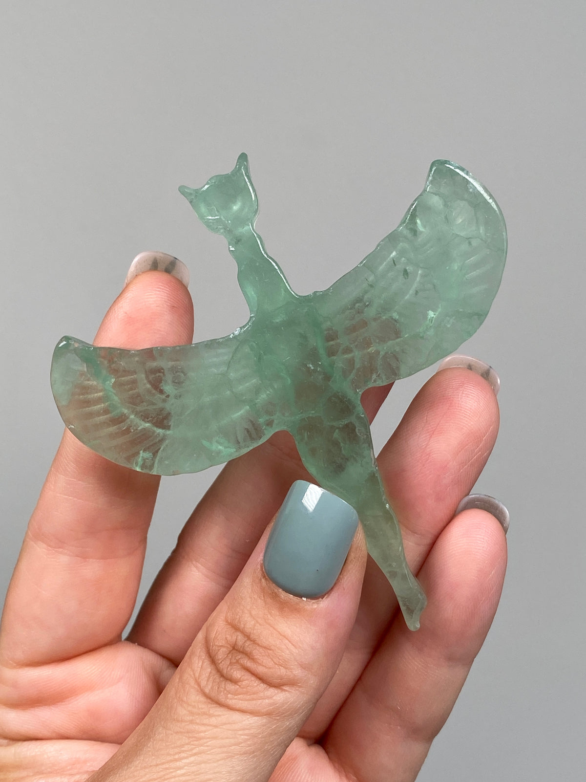 Green Fluorite Goddess Isis (A)