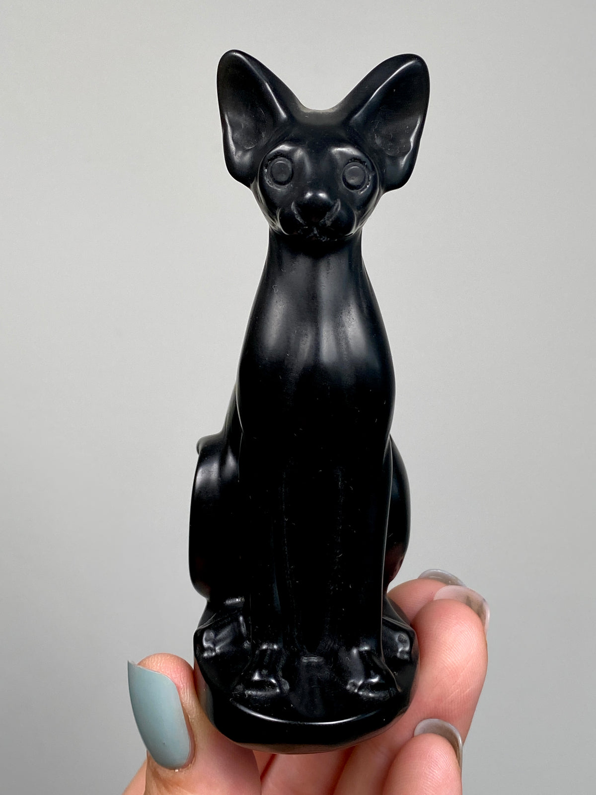 Black Obsidian Egyptian Bastet Cat
