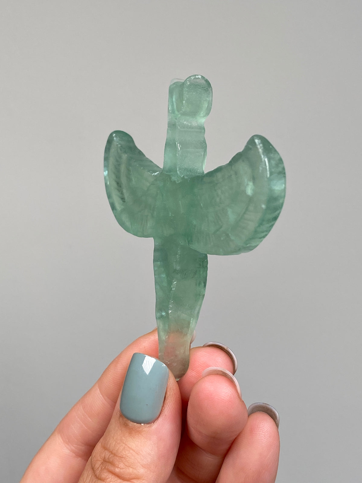 Green Fluorite Goddess Isis (A)