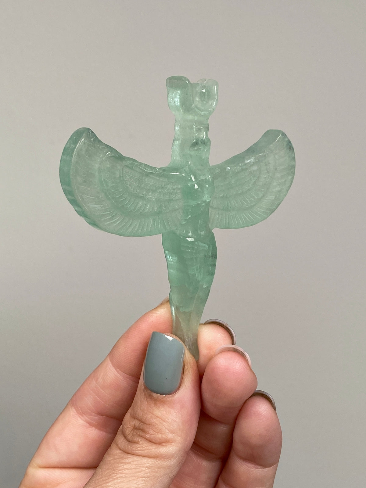 Green Fluorite Goddess Isis (B)