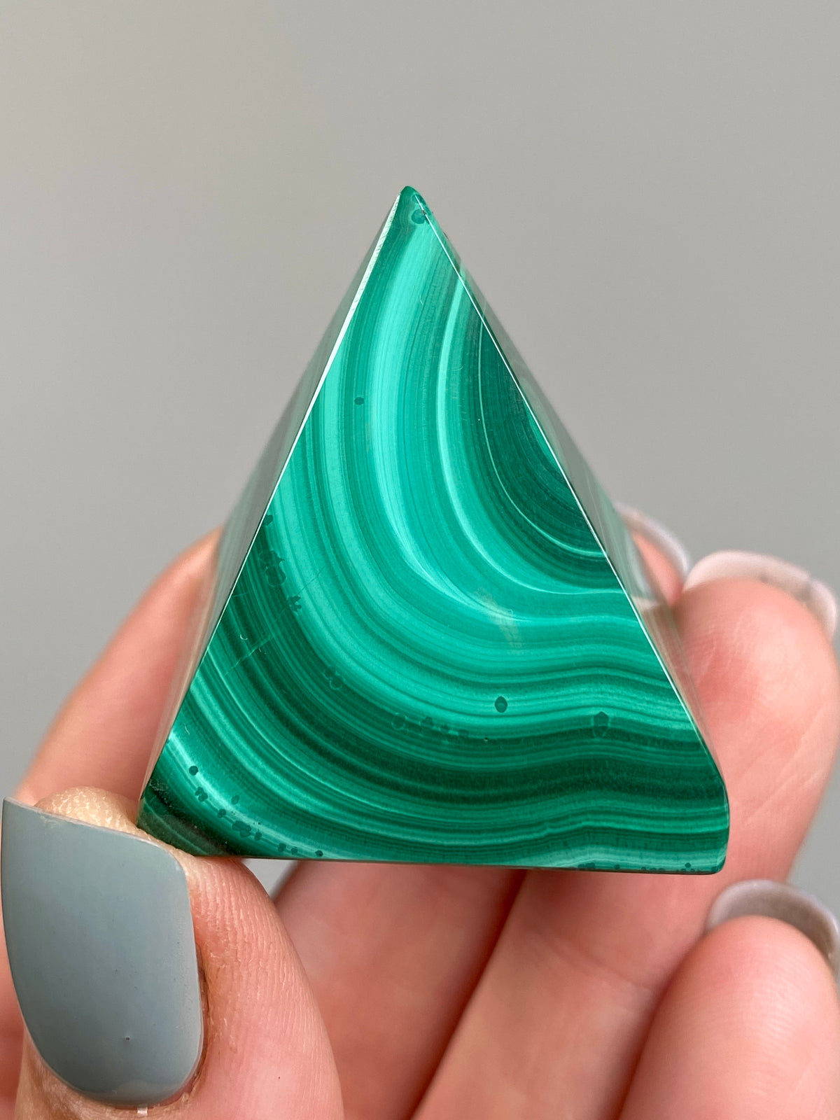 Malachite Pyramid (B)