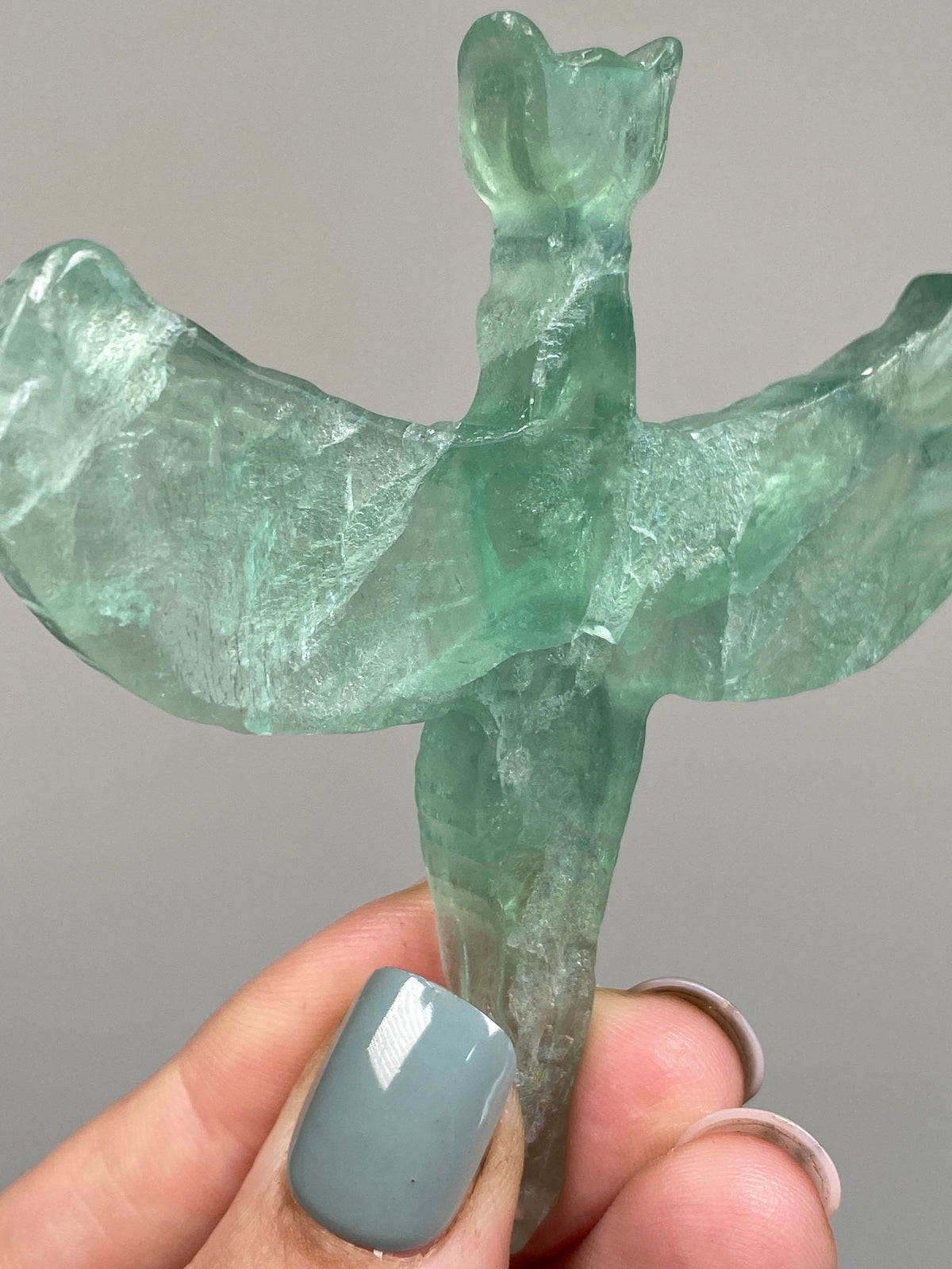 Green Fluorite Goddess Isis (C)