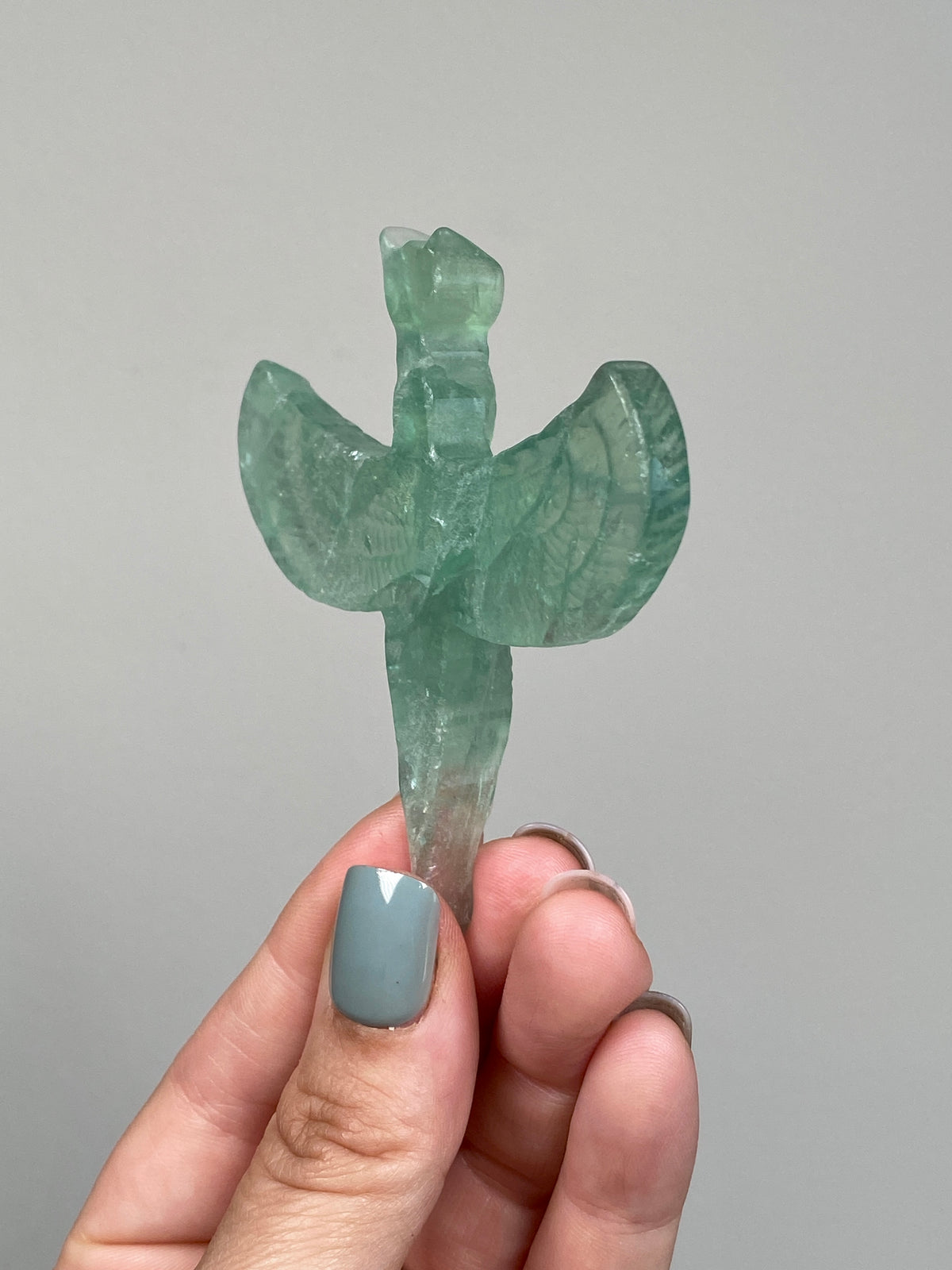 Green Fluorite Goddess Isis (C)
