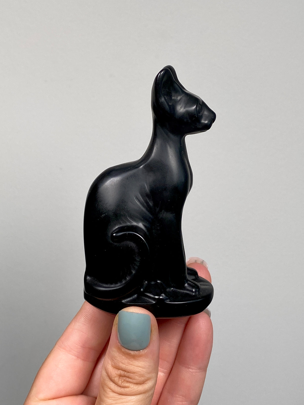 Black Obsidian Egyptian Bastet Cat
