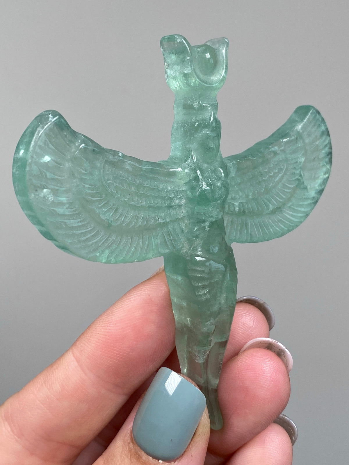 Green Fluorite Goddess Isis (D)