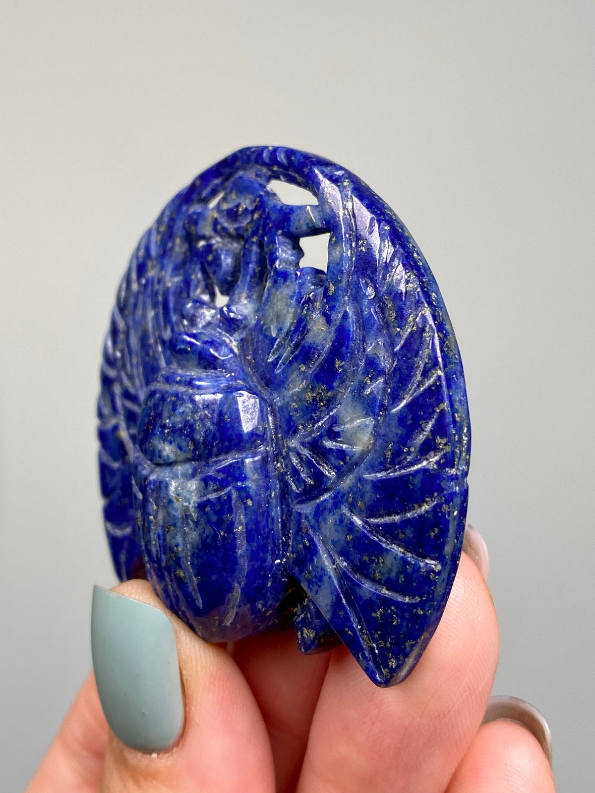 Lapis Lazuli Scarab (A)