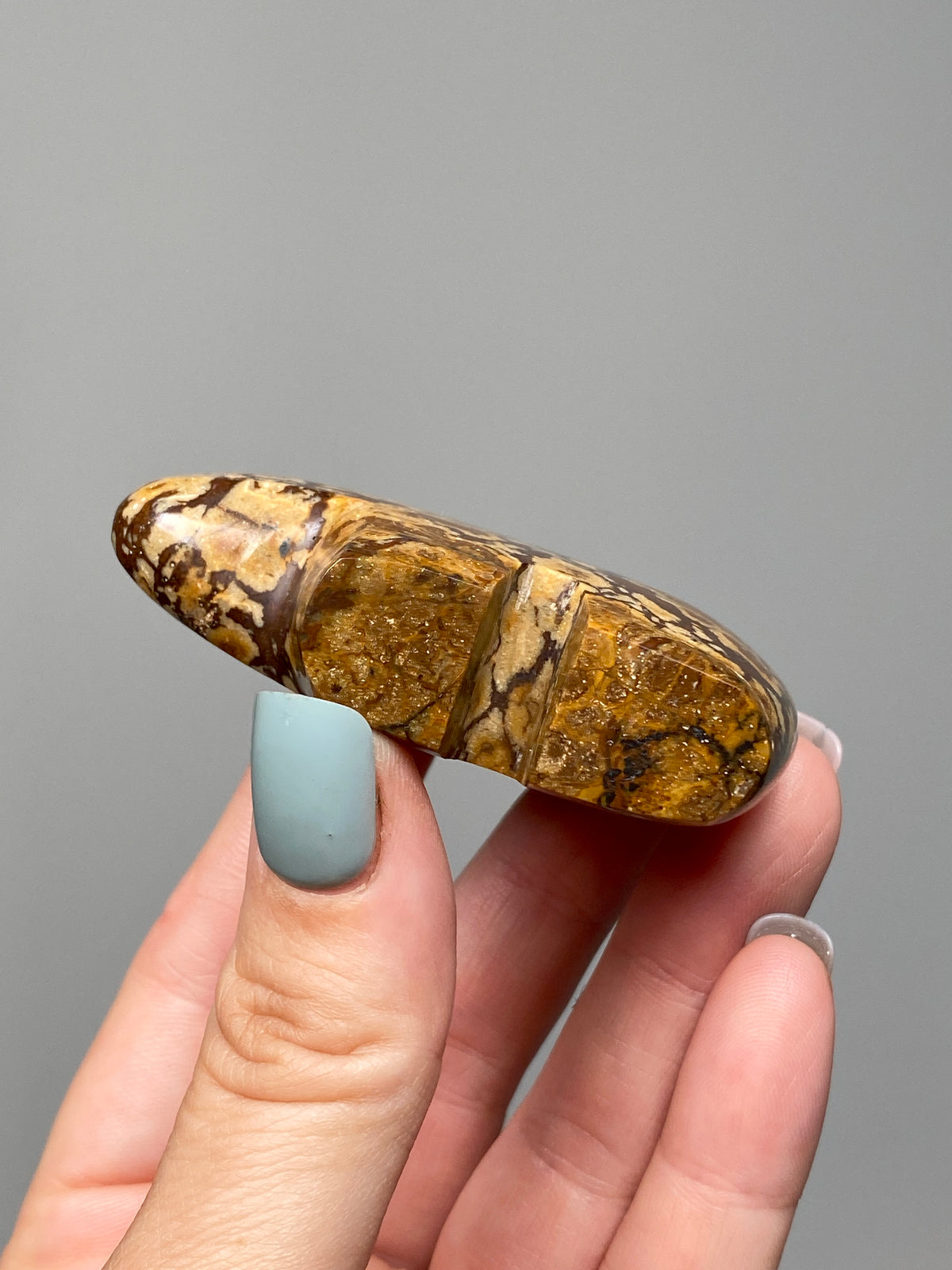 Outback Jasper Bear (A) | Hand Carved Banded Chert Bear