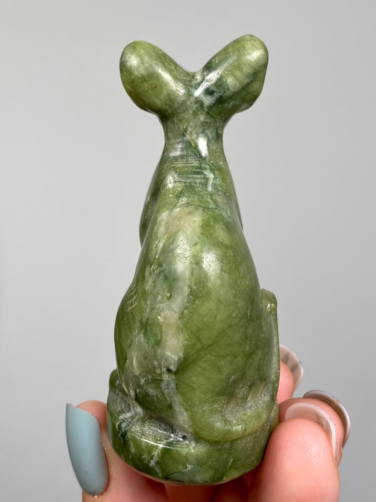 Egyptian Bastet Cat (D) | Green Serpentine
