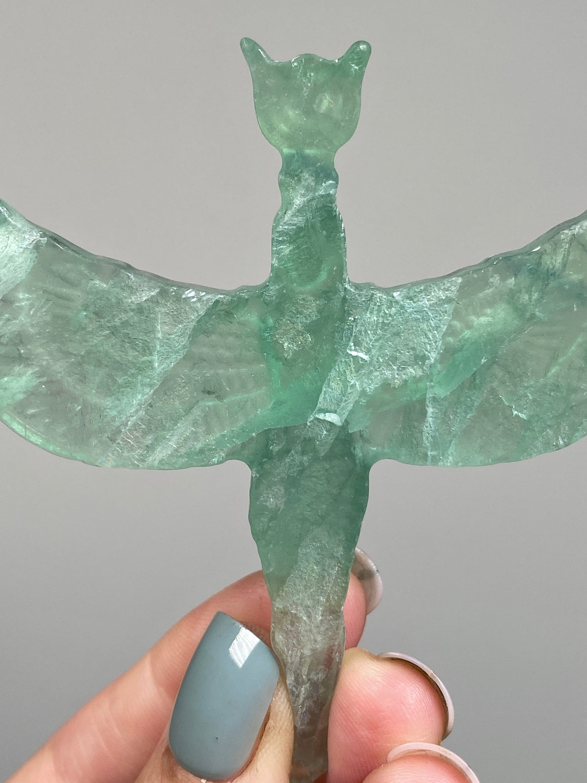Green Fluorite Goddess Isis (C)