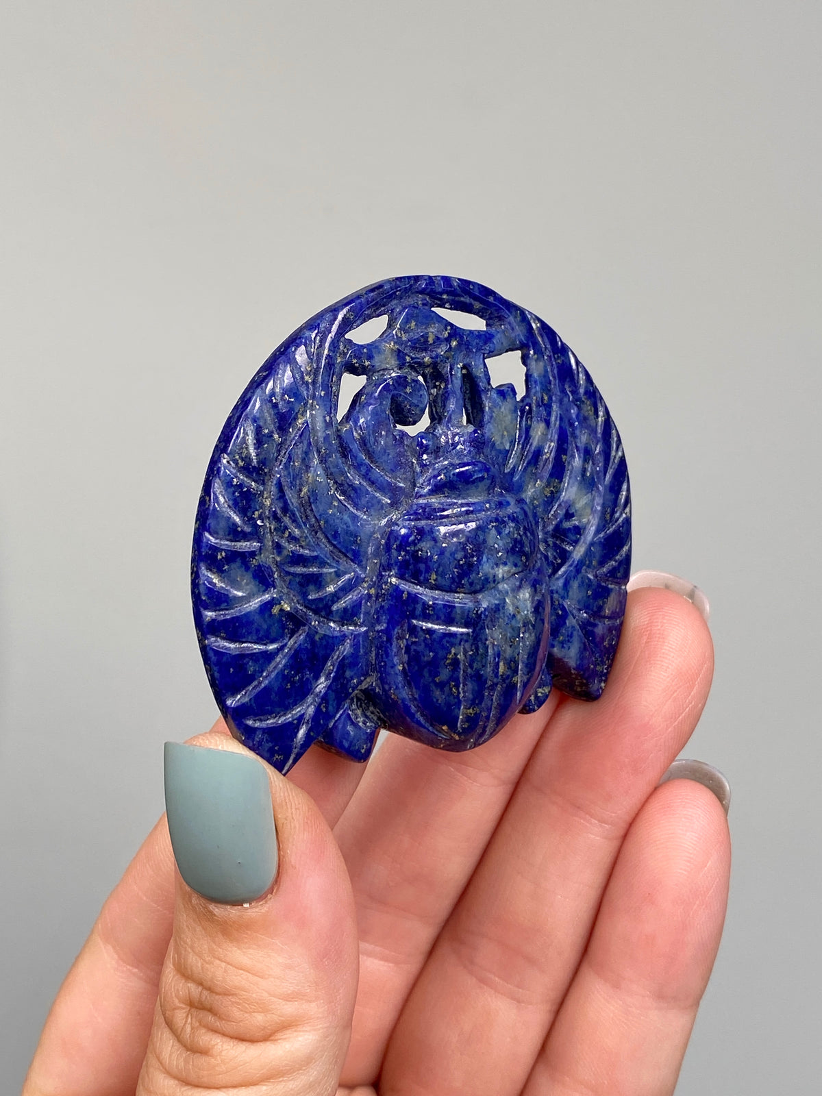 Lapis Lazuli Scarab (A)