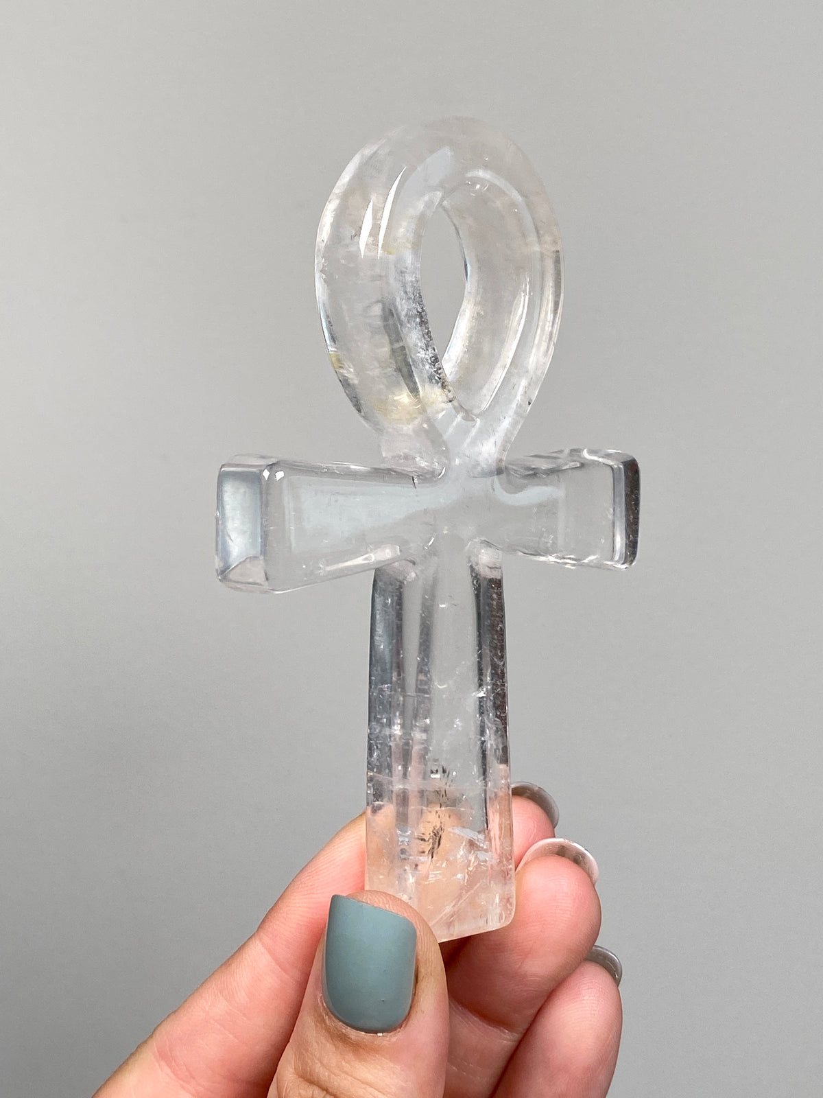 Golden Healer Quartz Ankh (A)