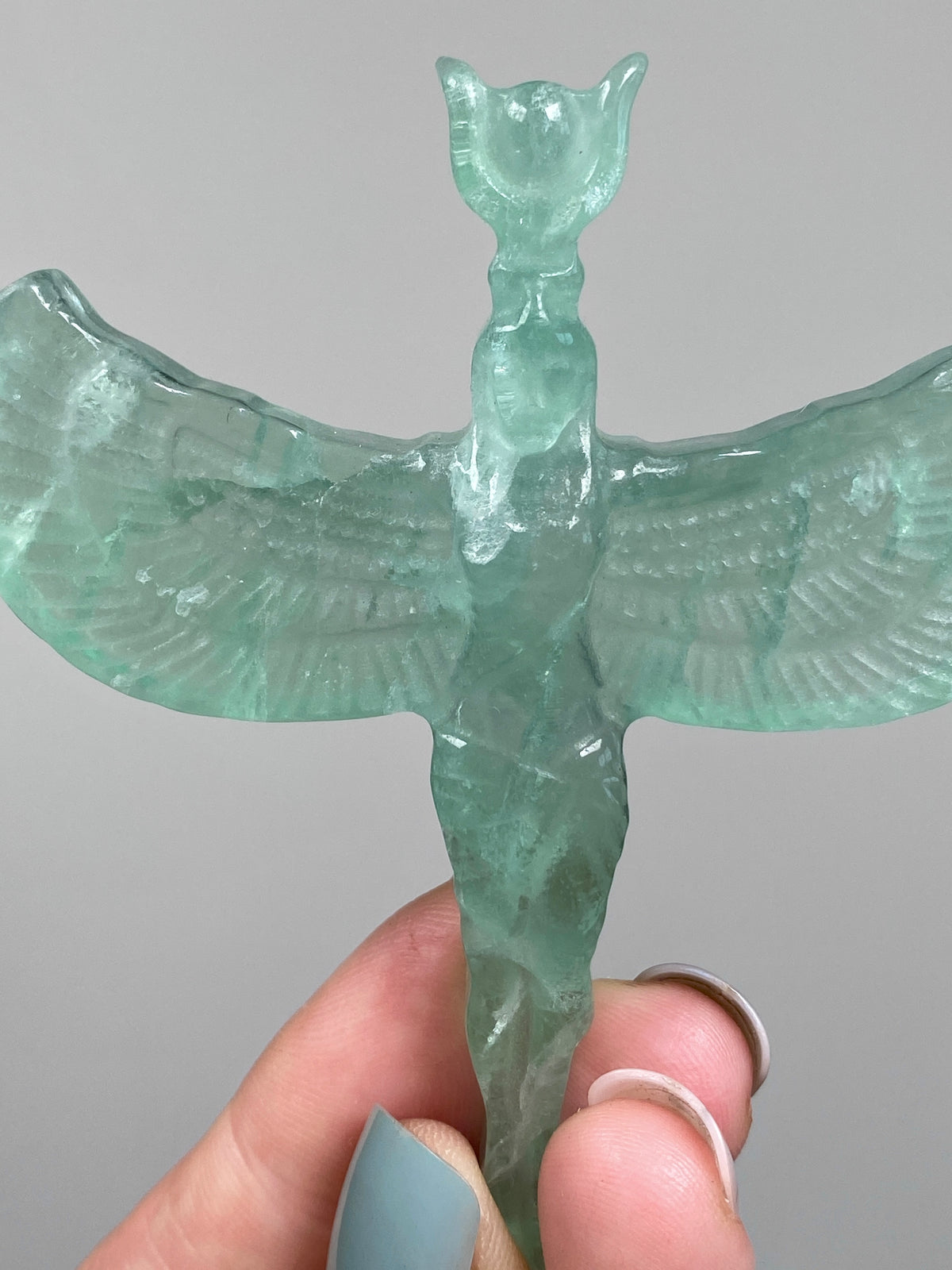 Green Fluorite Goddess Isis (E)
