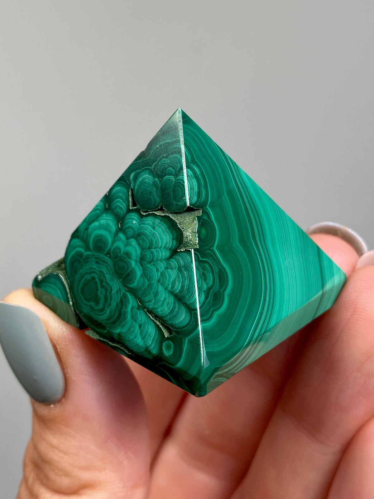 Malachite Pyramid (A)