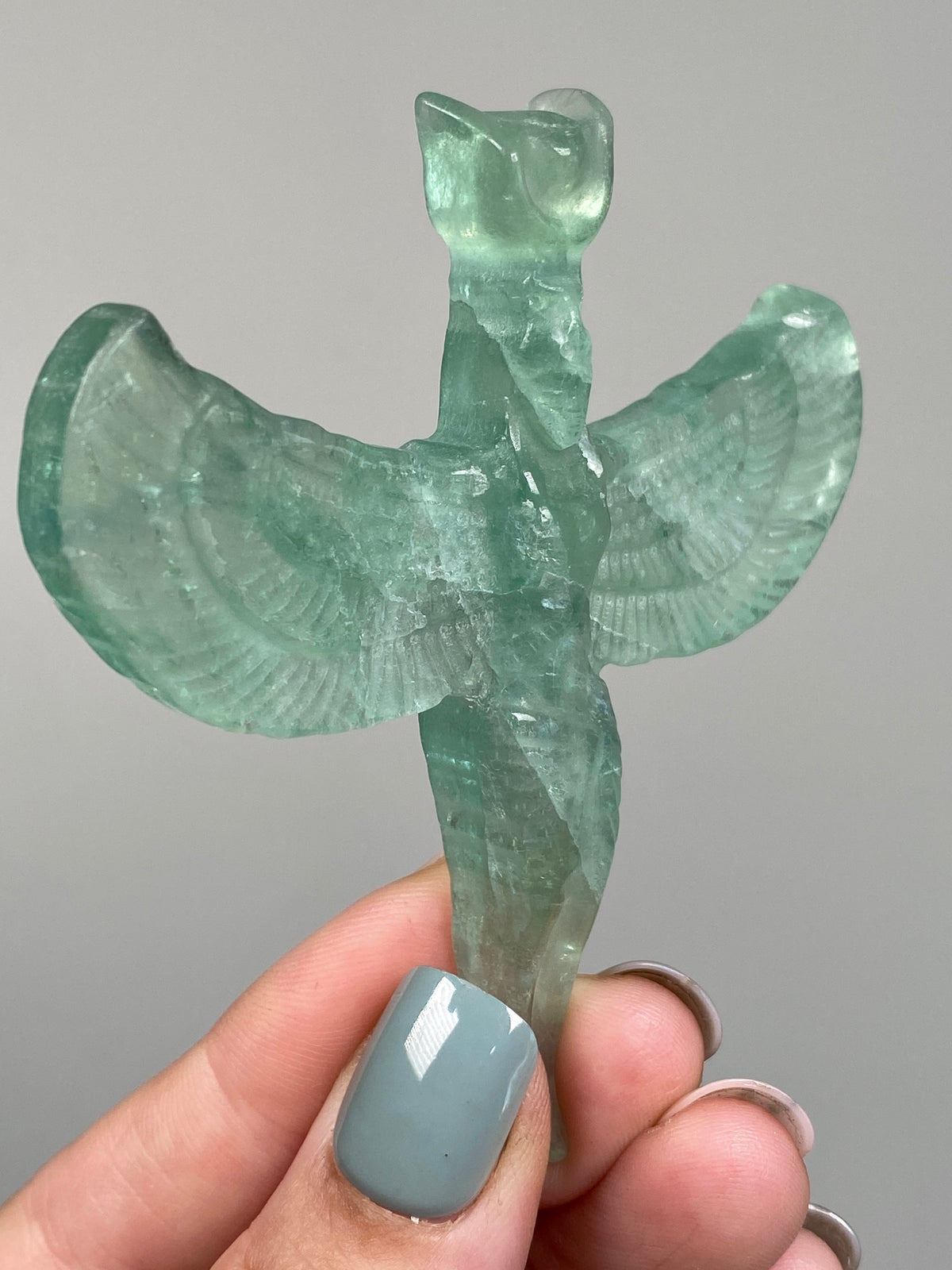 Green Fluorite Goddess Isis (C)