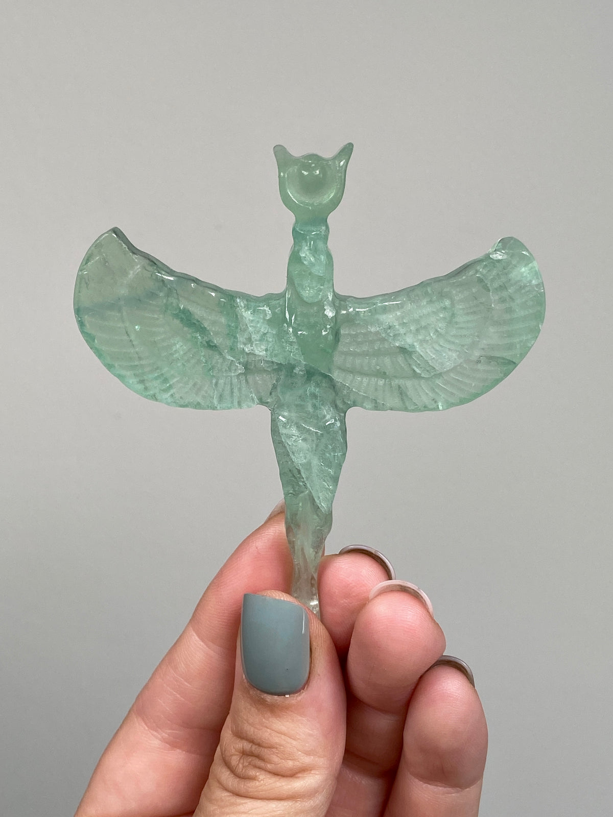 Green Fluorite Goddess Isis (C)