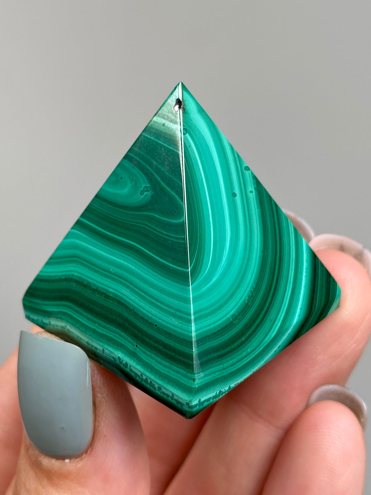 Malachite Pyramid (B)