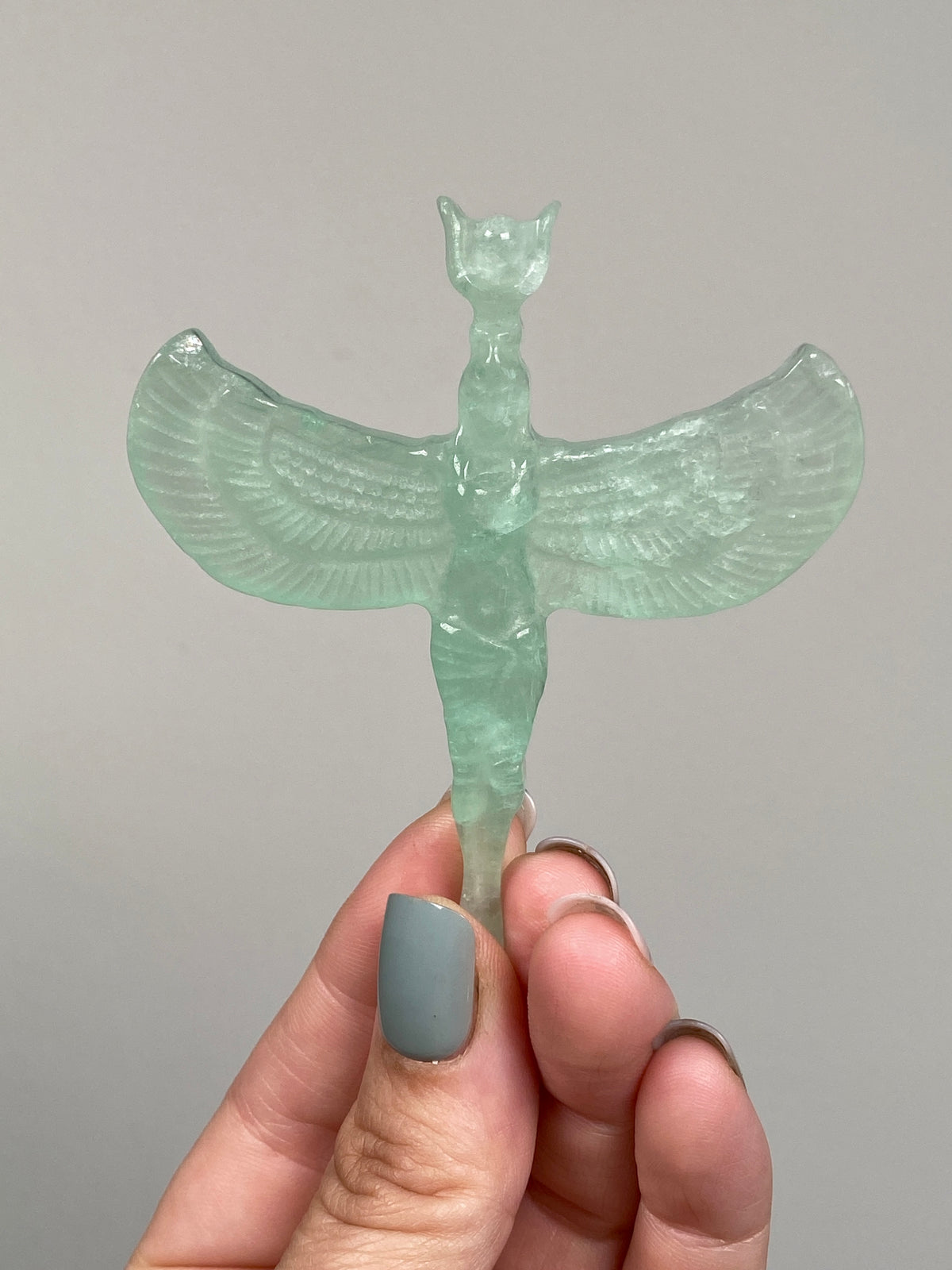 Green Fluorite Goddess Isis (B)