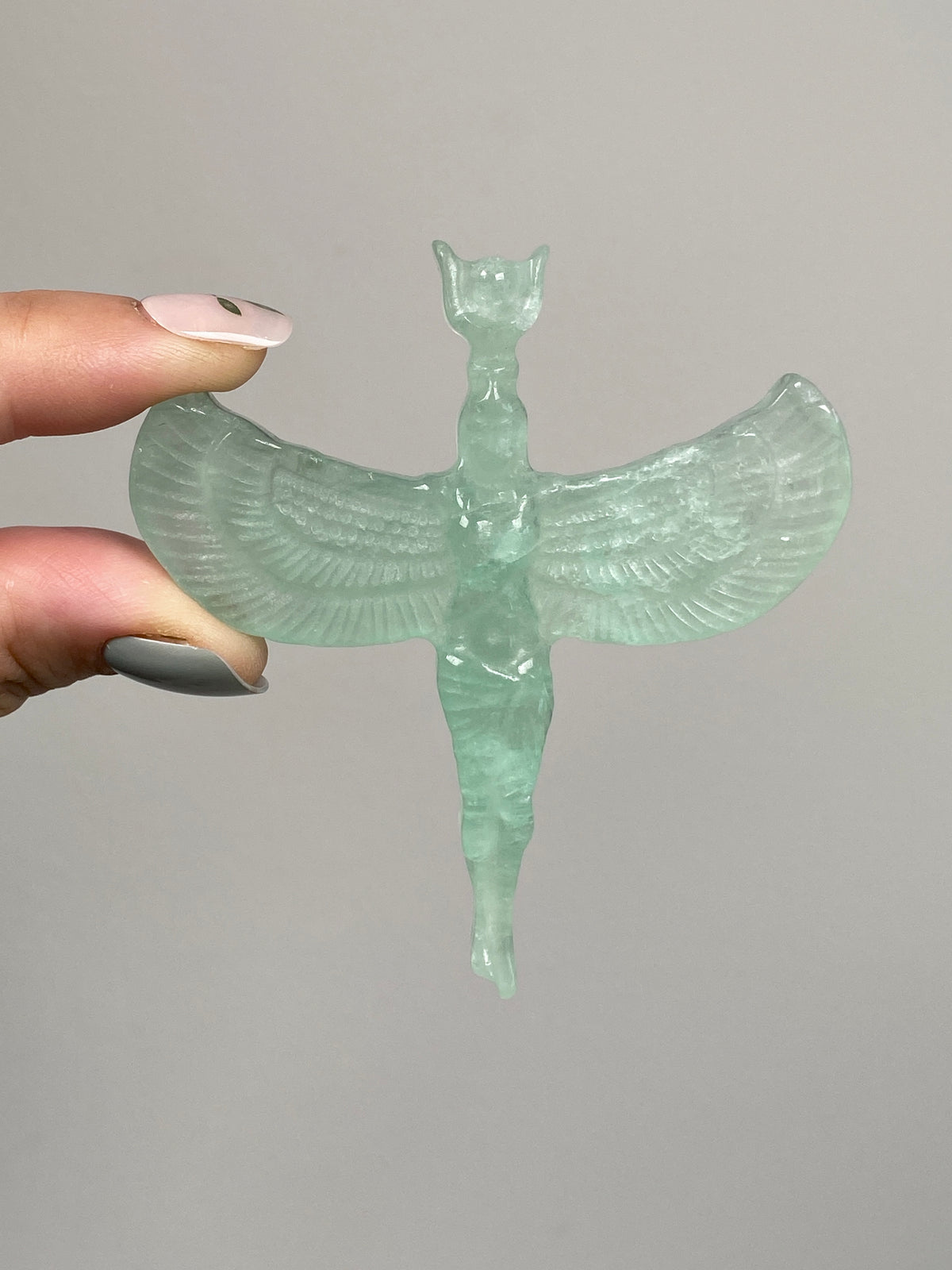 Green Fluorite Goddess Isis (B)