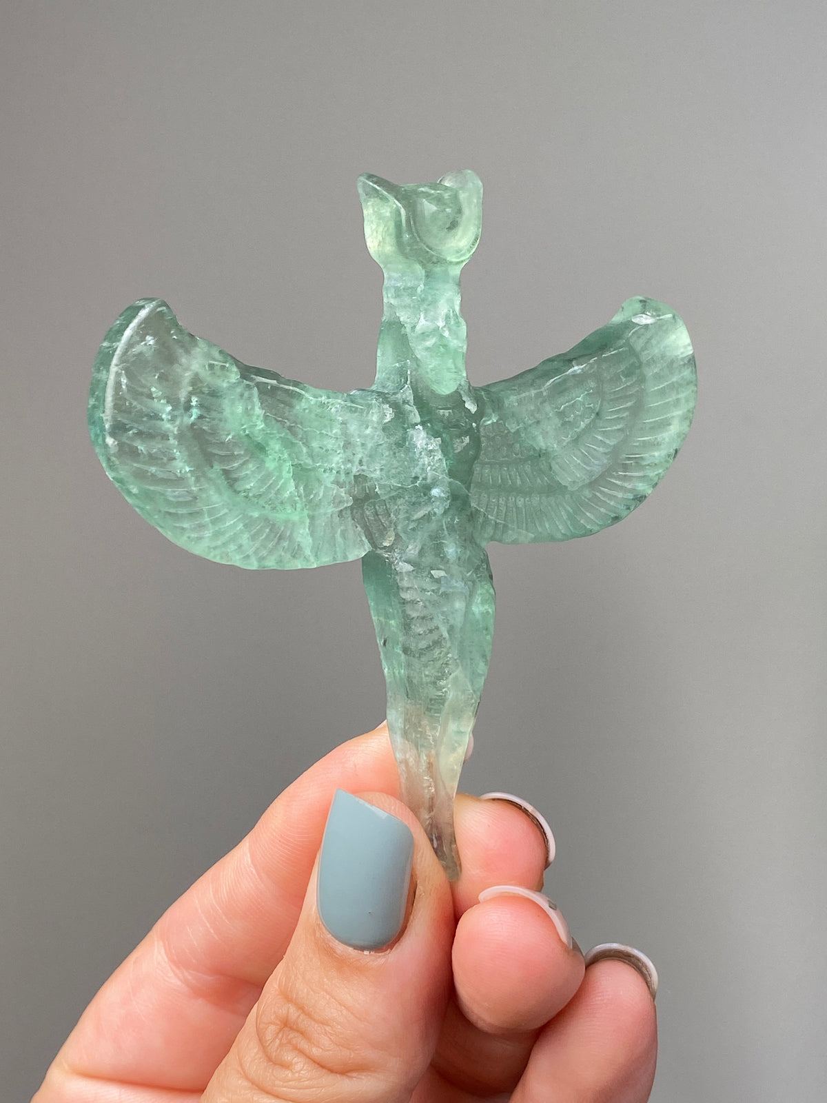 Green Fluorite Goddess Isis (C)