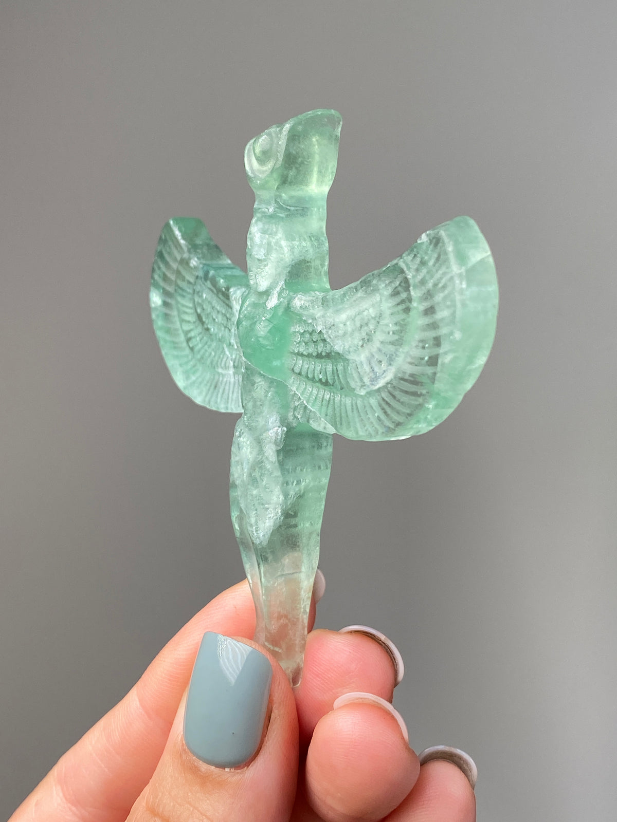 Green Fluorite Goddess Isis (C)