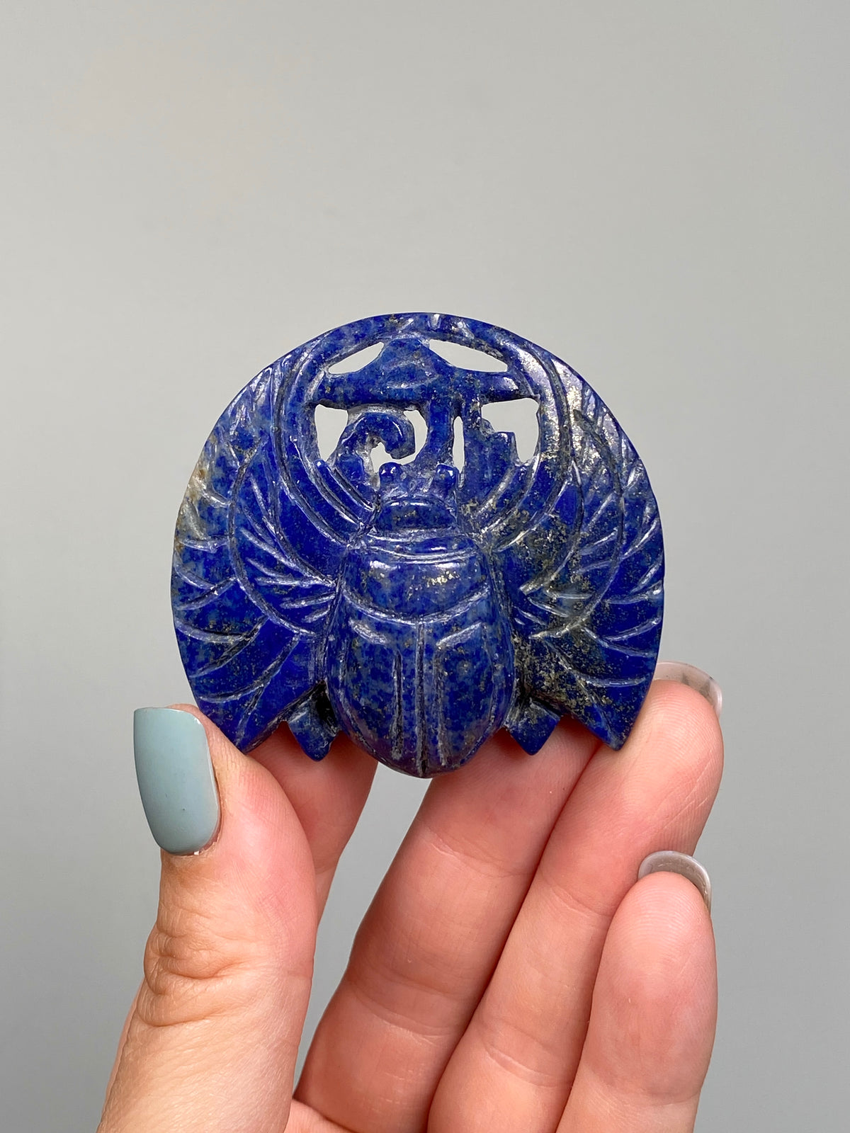 Lapis Lazuli Scarab (B)