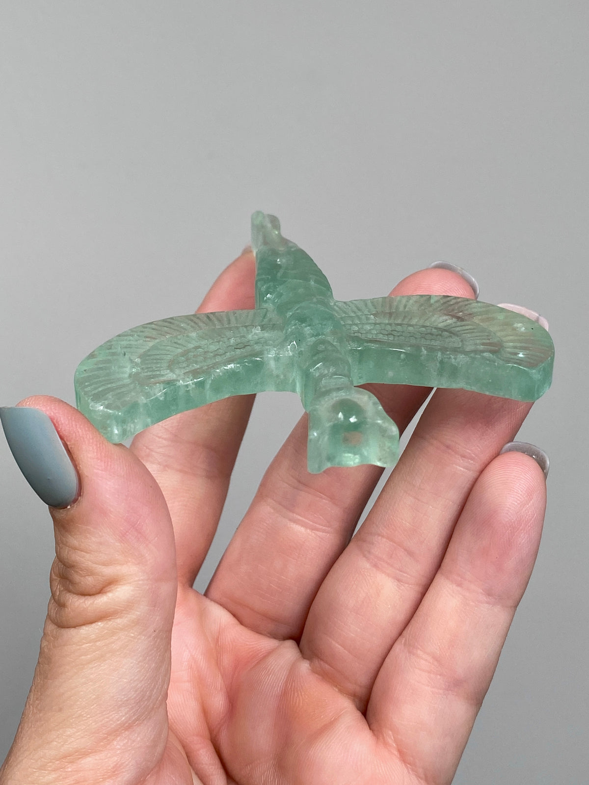 Green Fluorite Goddess Isis (D)