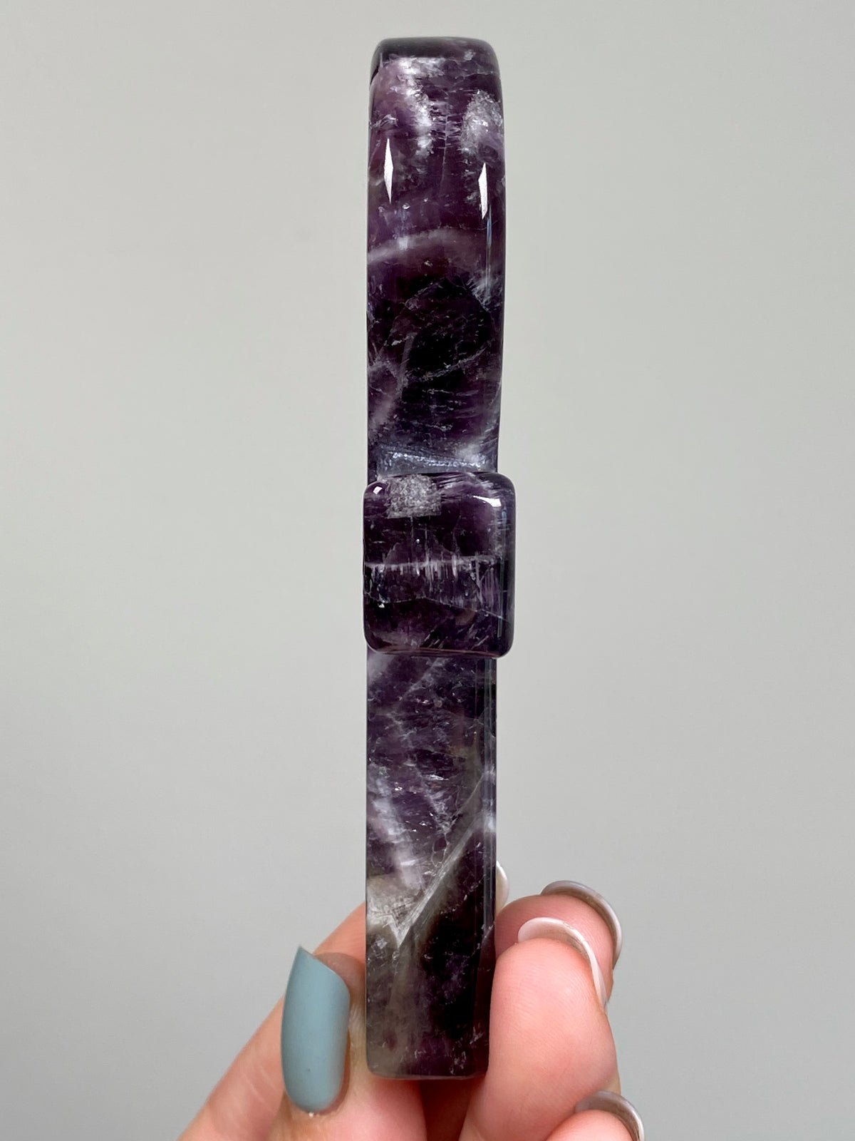 Dream Amethyst Ankh (C) | Chevron Amethyst