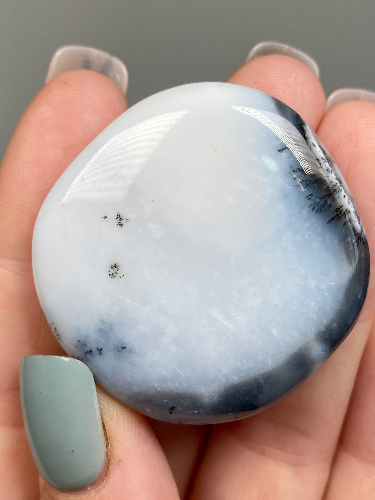 Turkish Dendritic Opal Flat Stone (R)