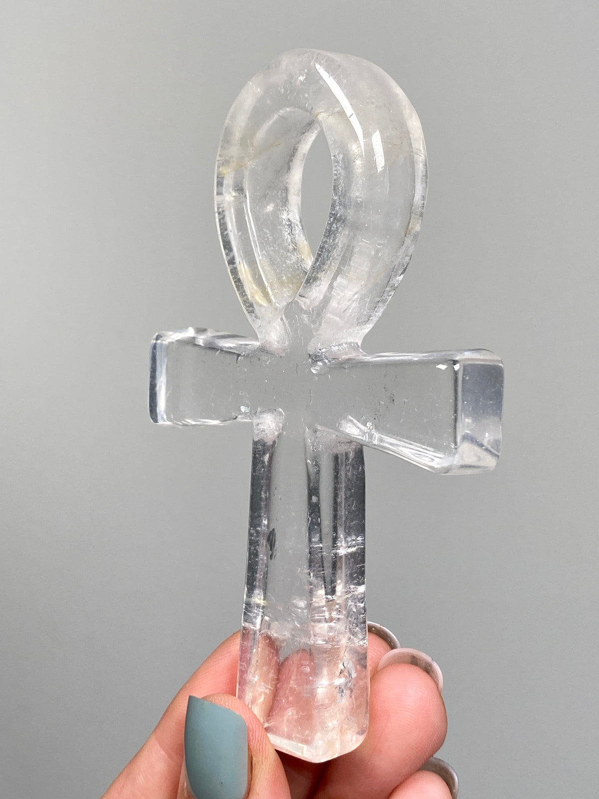 Golden Healer Quartz Ankh (A)