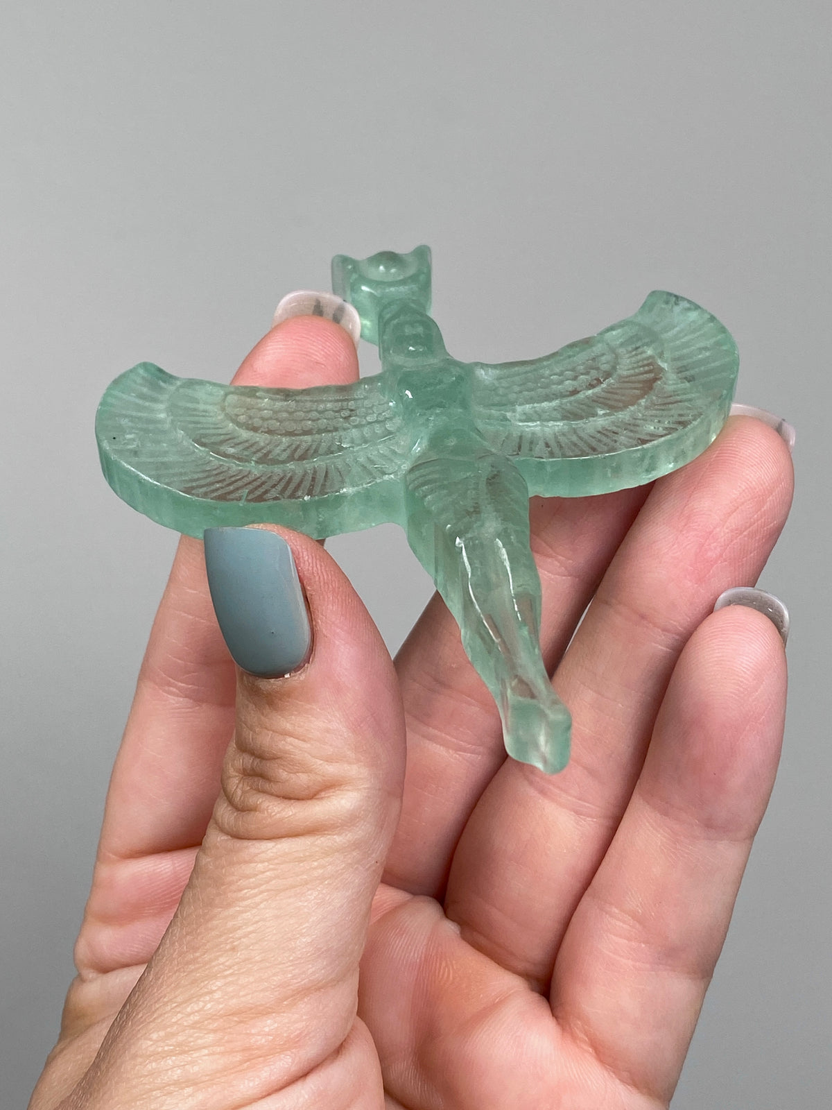 Green Fluorite Goddess Isis (D)