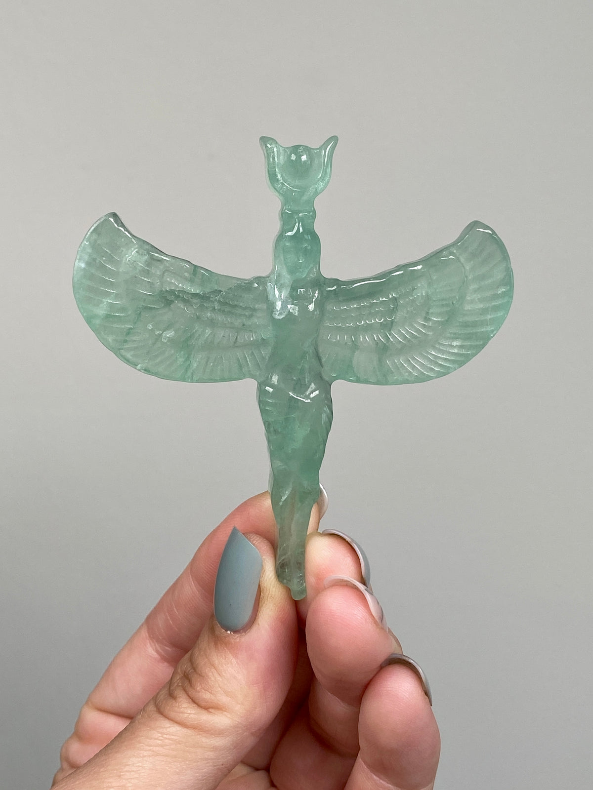 Green Fluorite Goddess Isis (E)