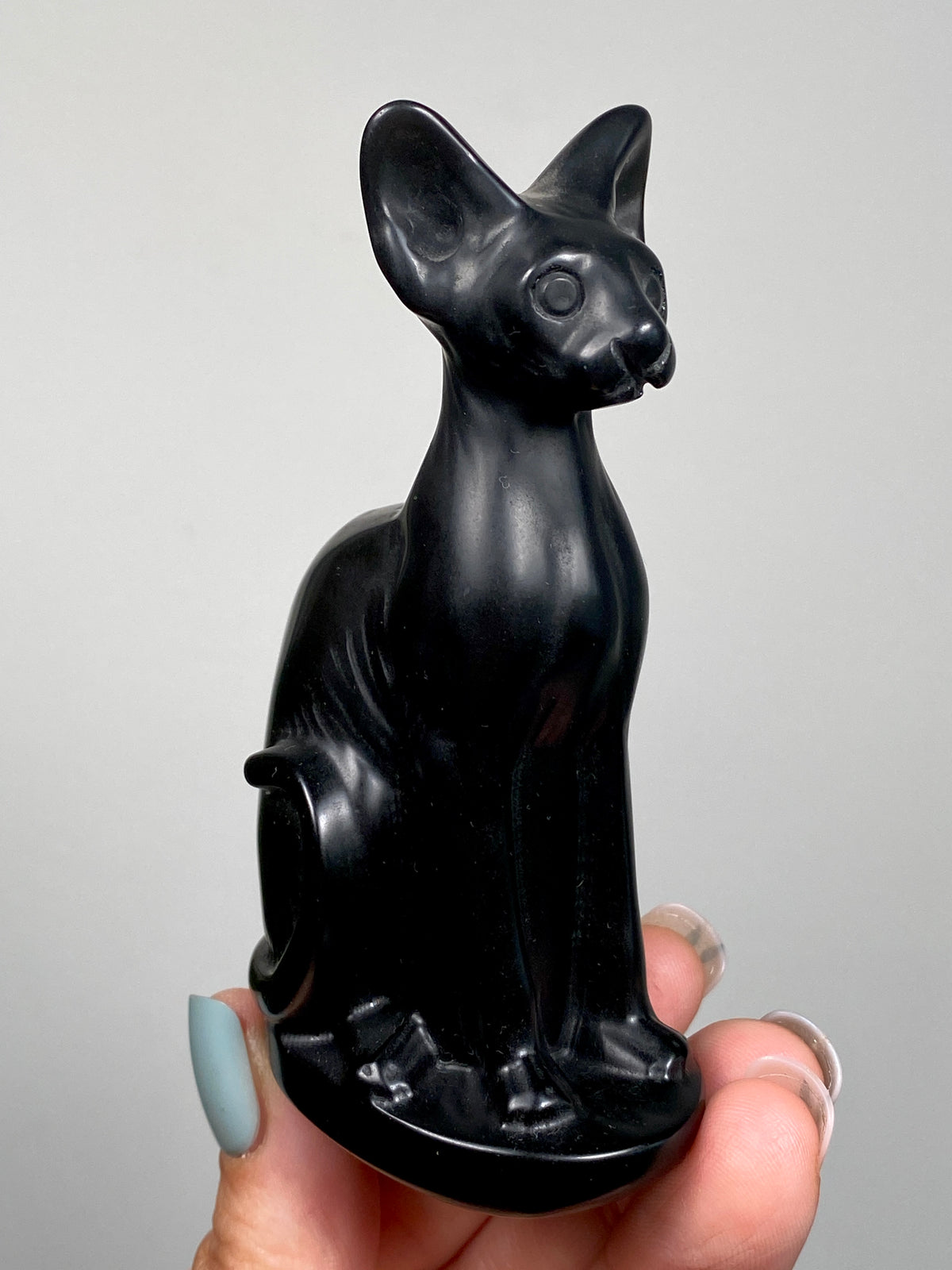 Black Obsidian Egyptian Bastet Cat