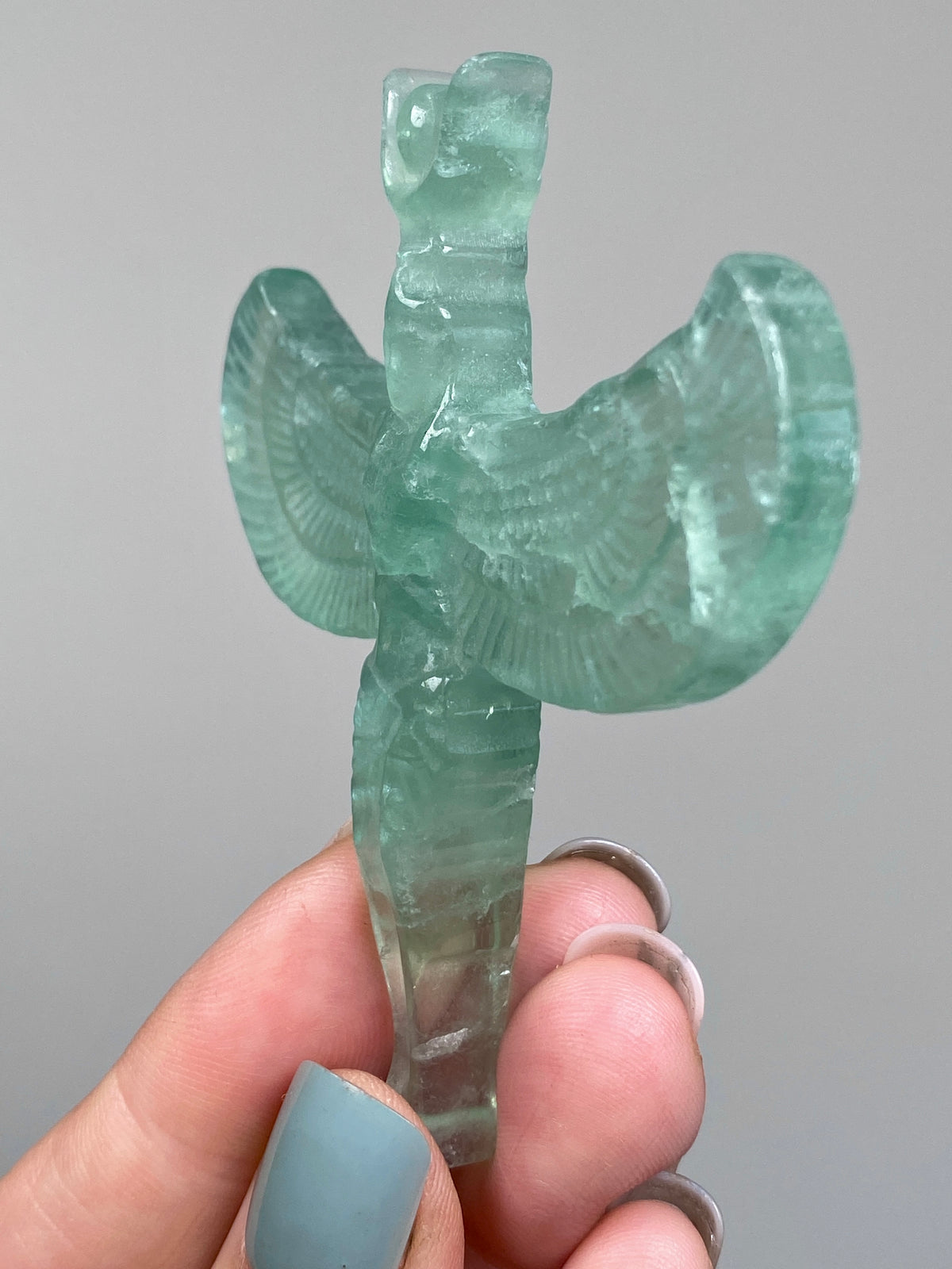 Green Fluorite Goddess Isis (D)