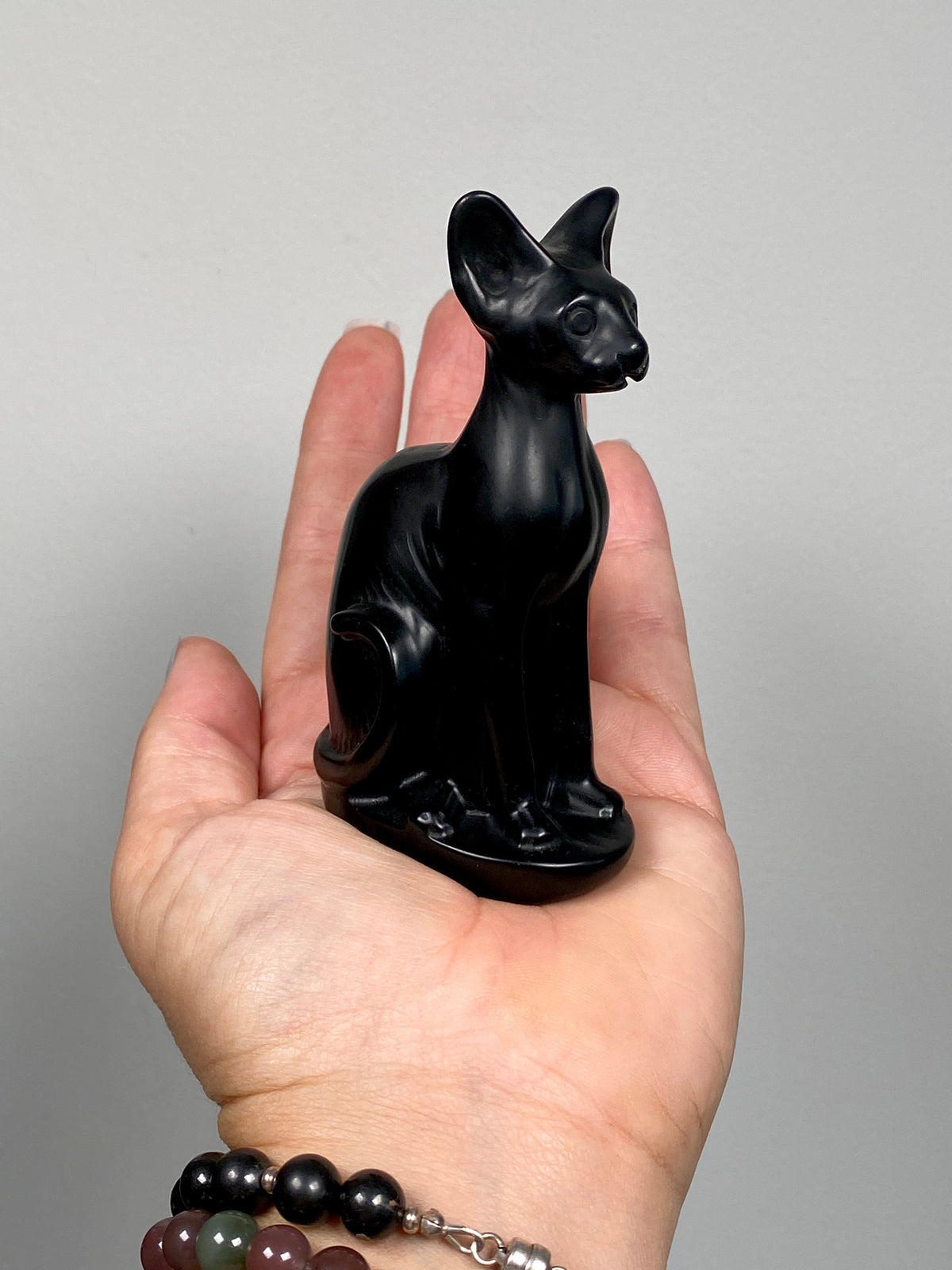 Black Obsidian Egyptian Bastet Cat