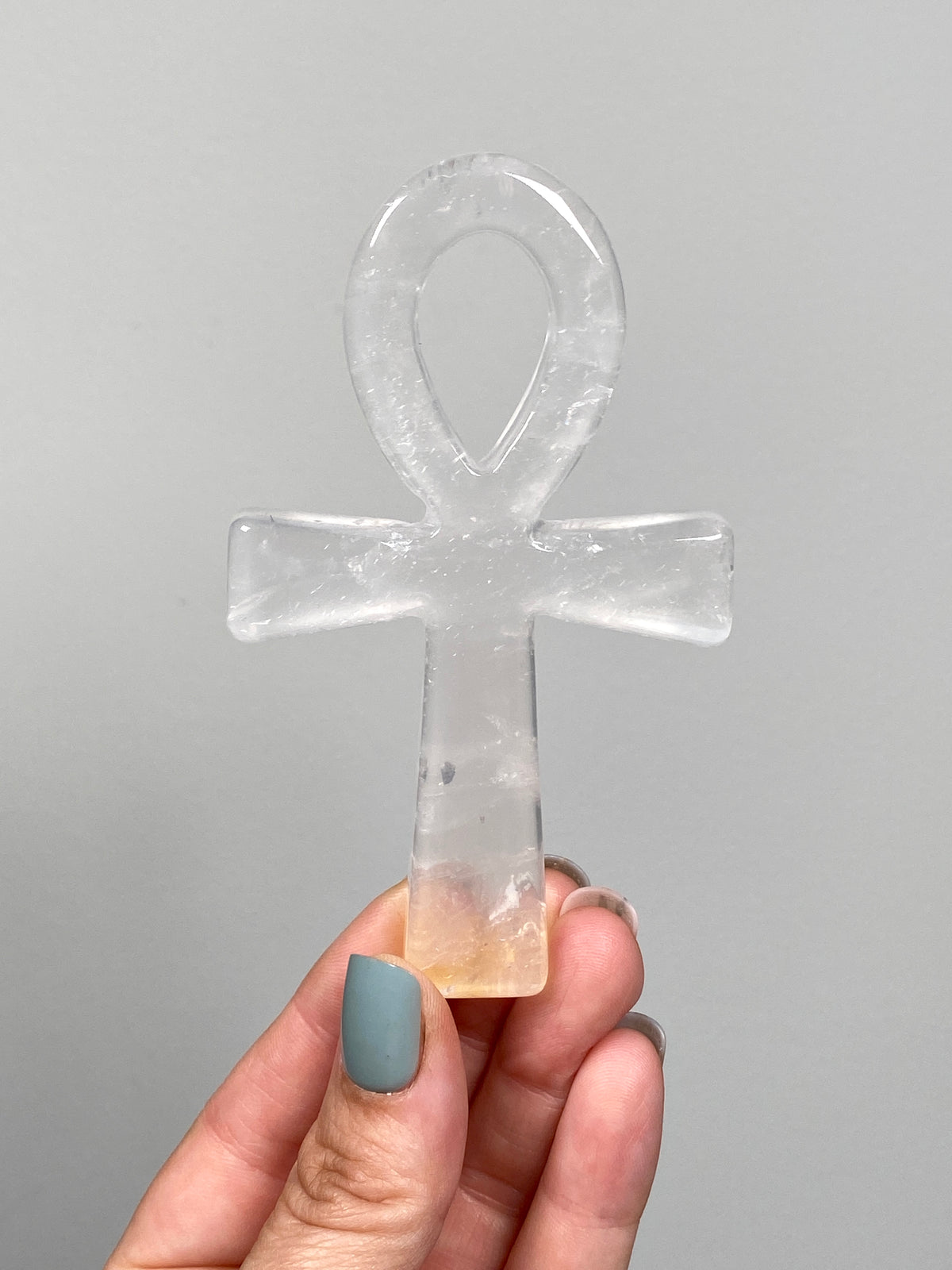 Golden Healer Quartz Ankh (B)